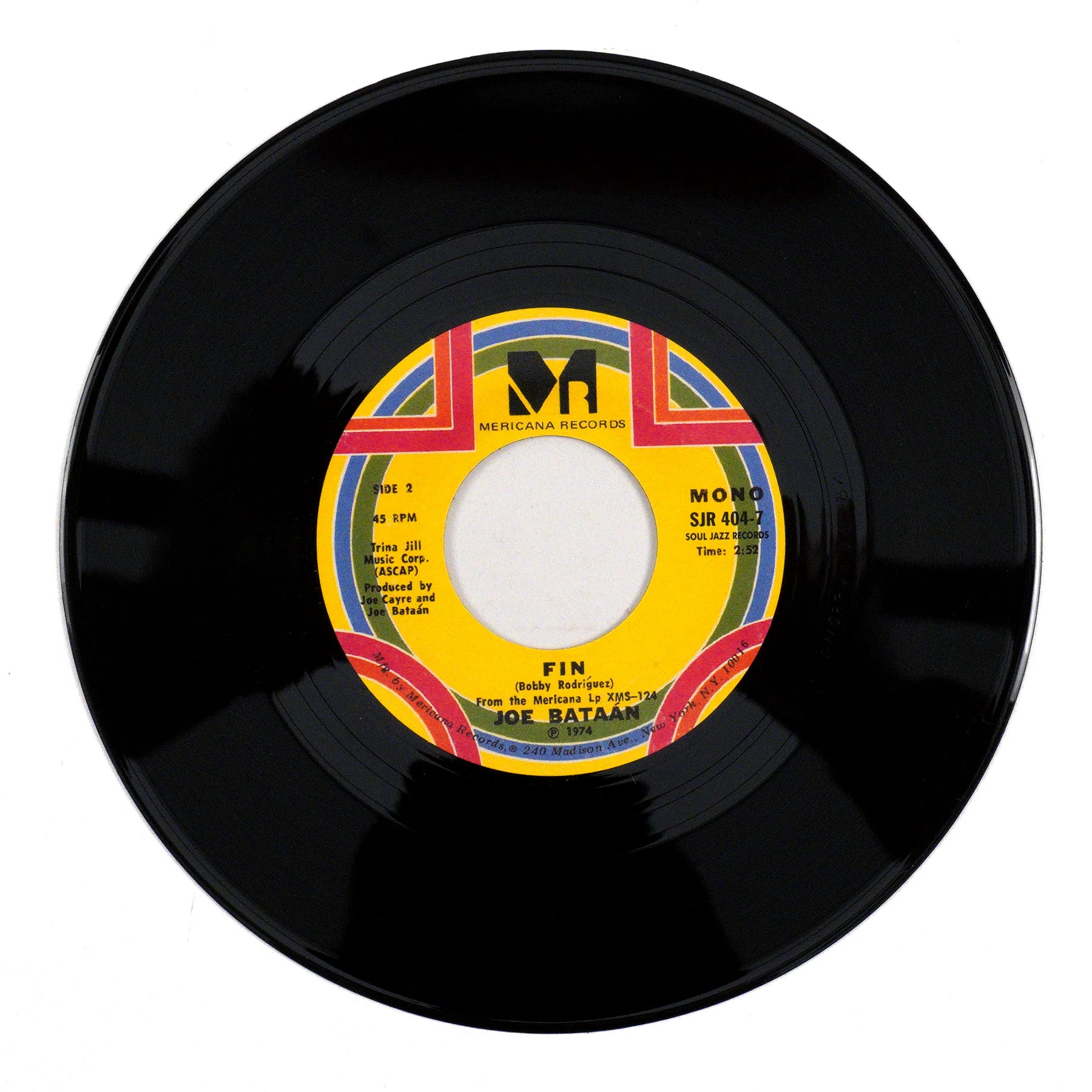 Joe Bataan: Aftershower Funk Vinyl 7" - LIMIT 1 PER CUSTOMER - Image 3