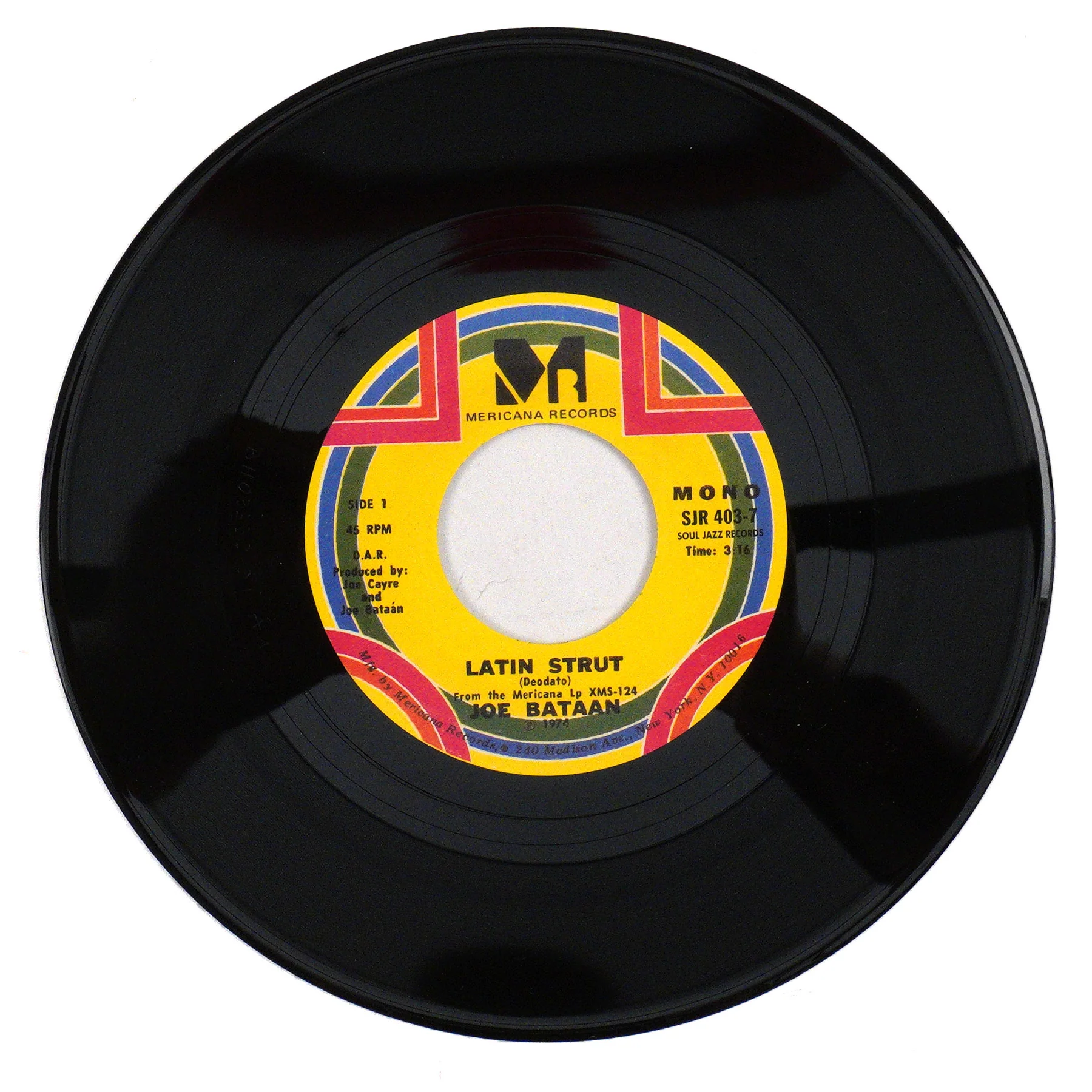 Joe Bataan: Latin Strut Vinyl 7" - LIMIT 1 PER CUSTOMER - Image 2
