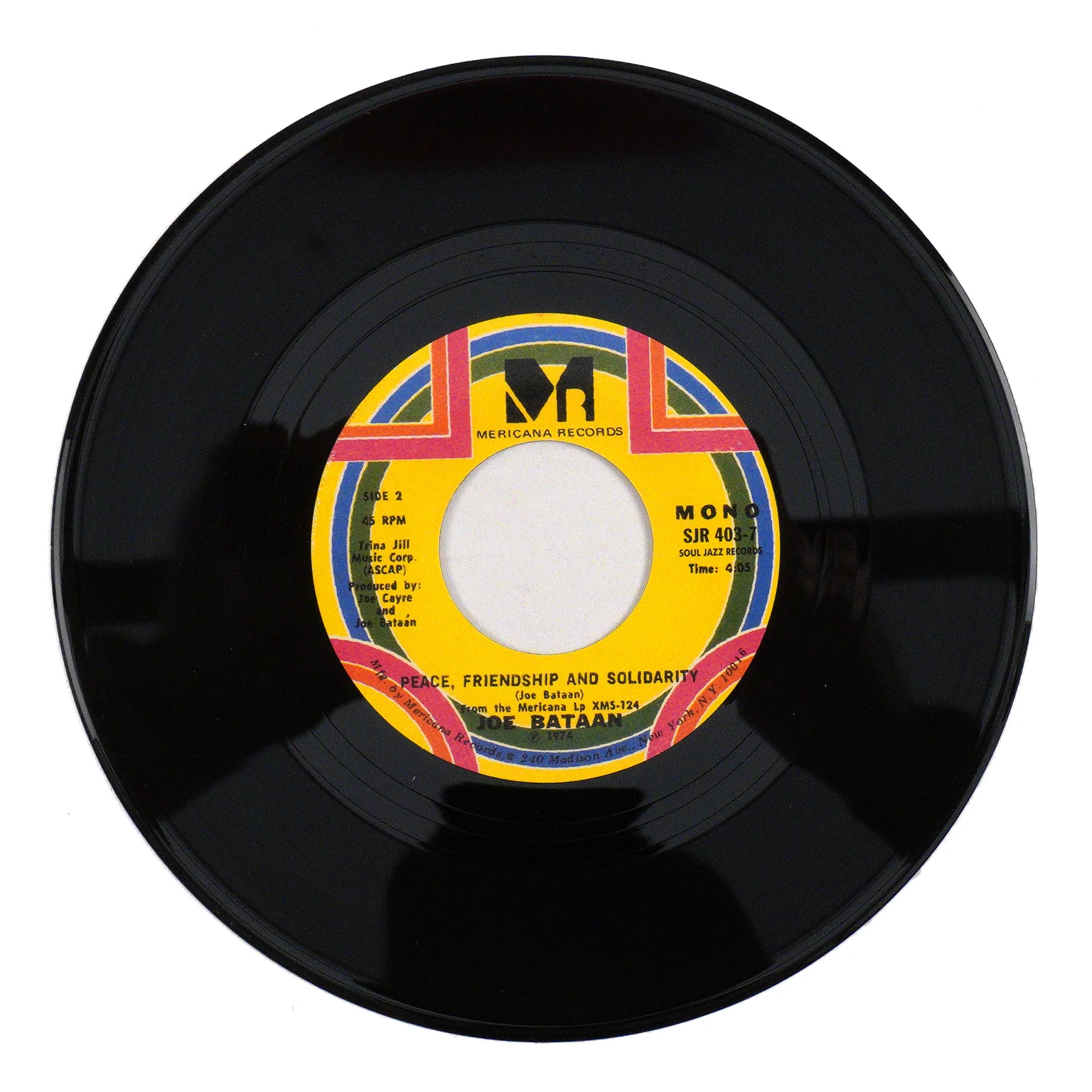 Joe Bataan: Latin Strut Vinyl 7" - LIMIT 1 PER CUSTOMER - Image 3