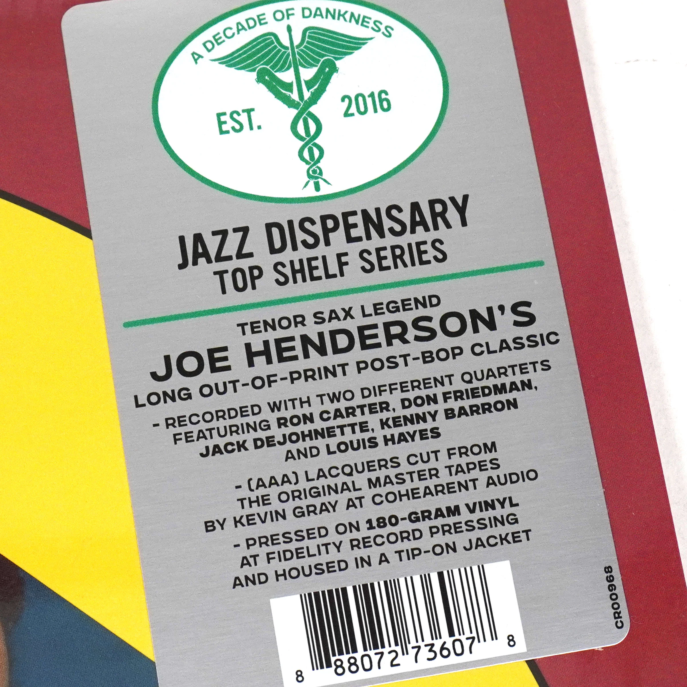 Joe Henderson: Tetragon (180g, Jazz Dispensary Top Shelf) Vinyl LP - Image 3