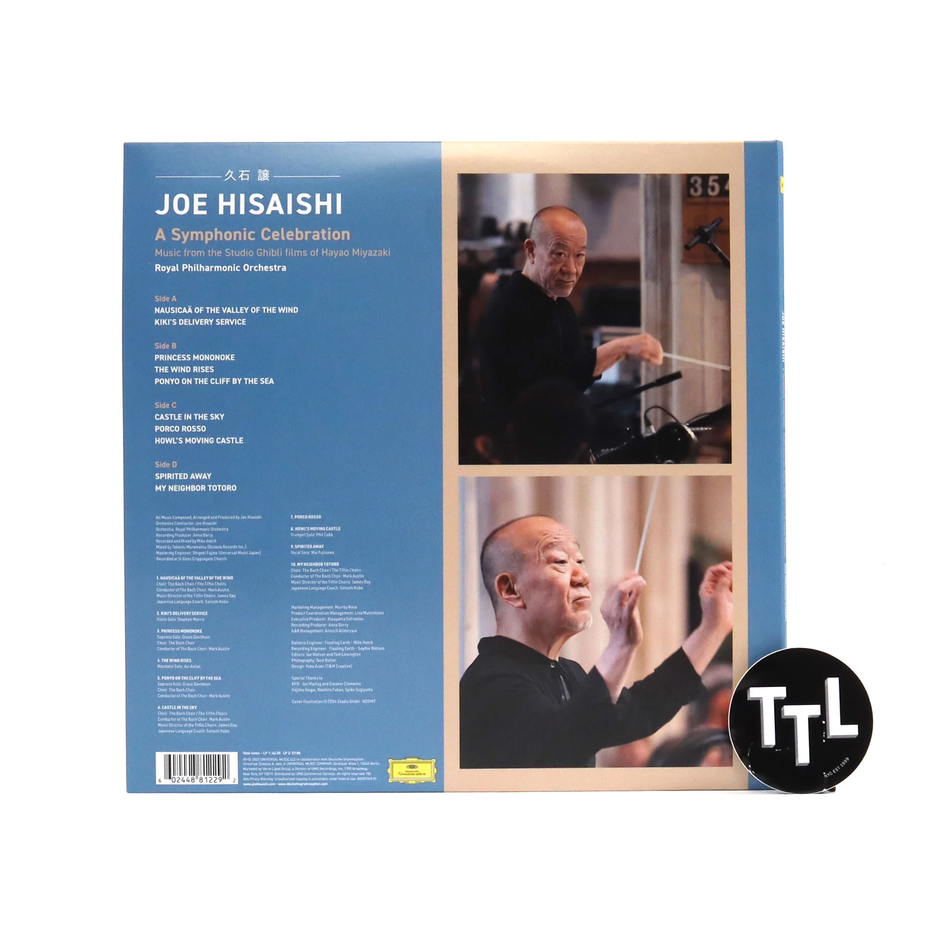 Joe Hisaishi: A Symphonic Celebration - Music From Studio Ghibli Vinyl 2LP - Image 3