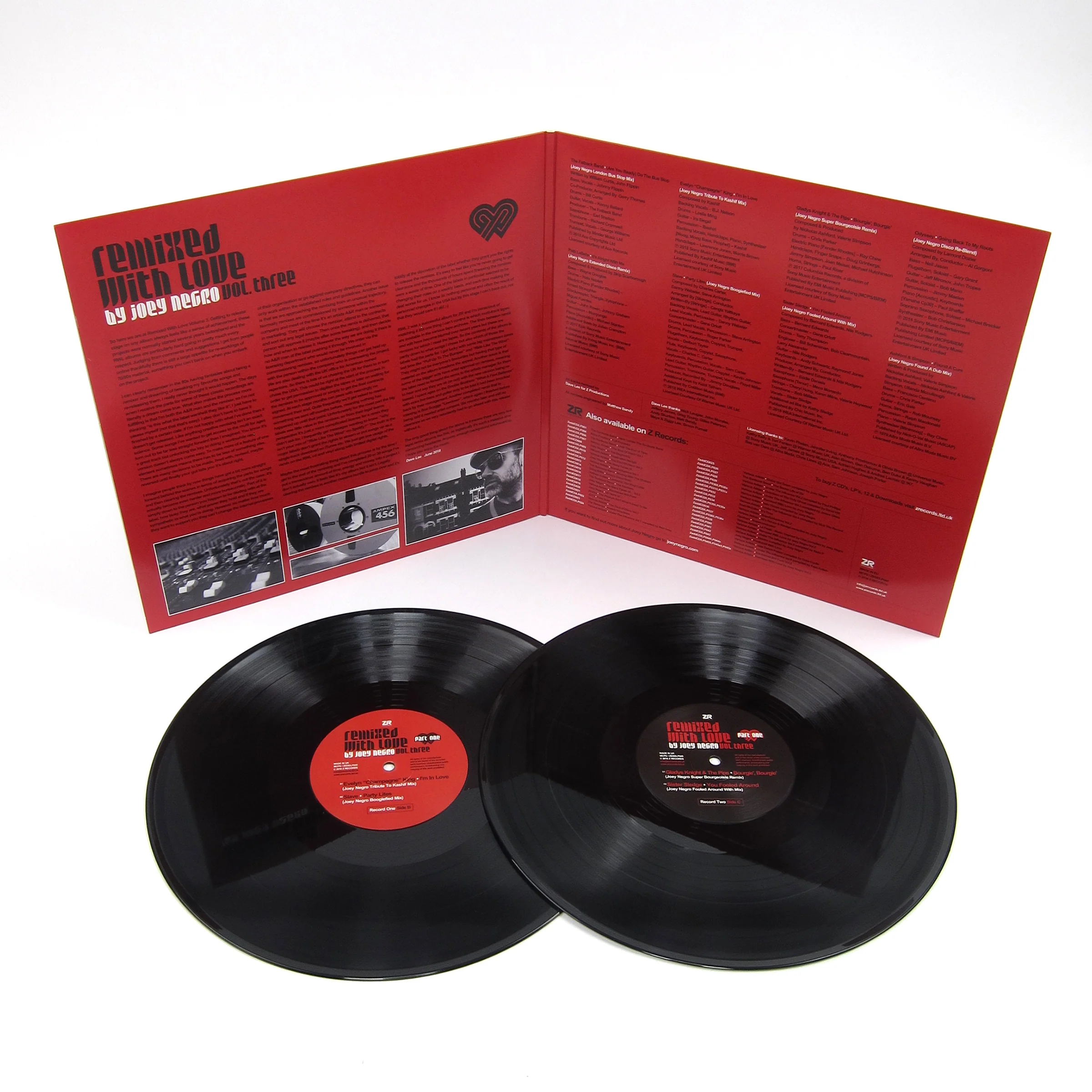 Joey Negro: Remixed With Love Vol.3 Pt.1 Vinyl 2LP - Image 2