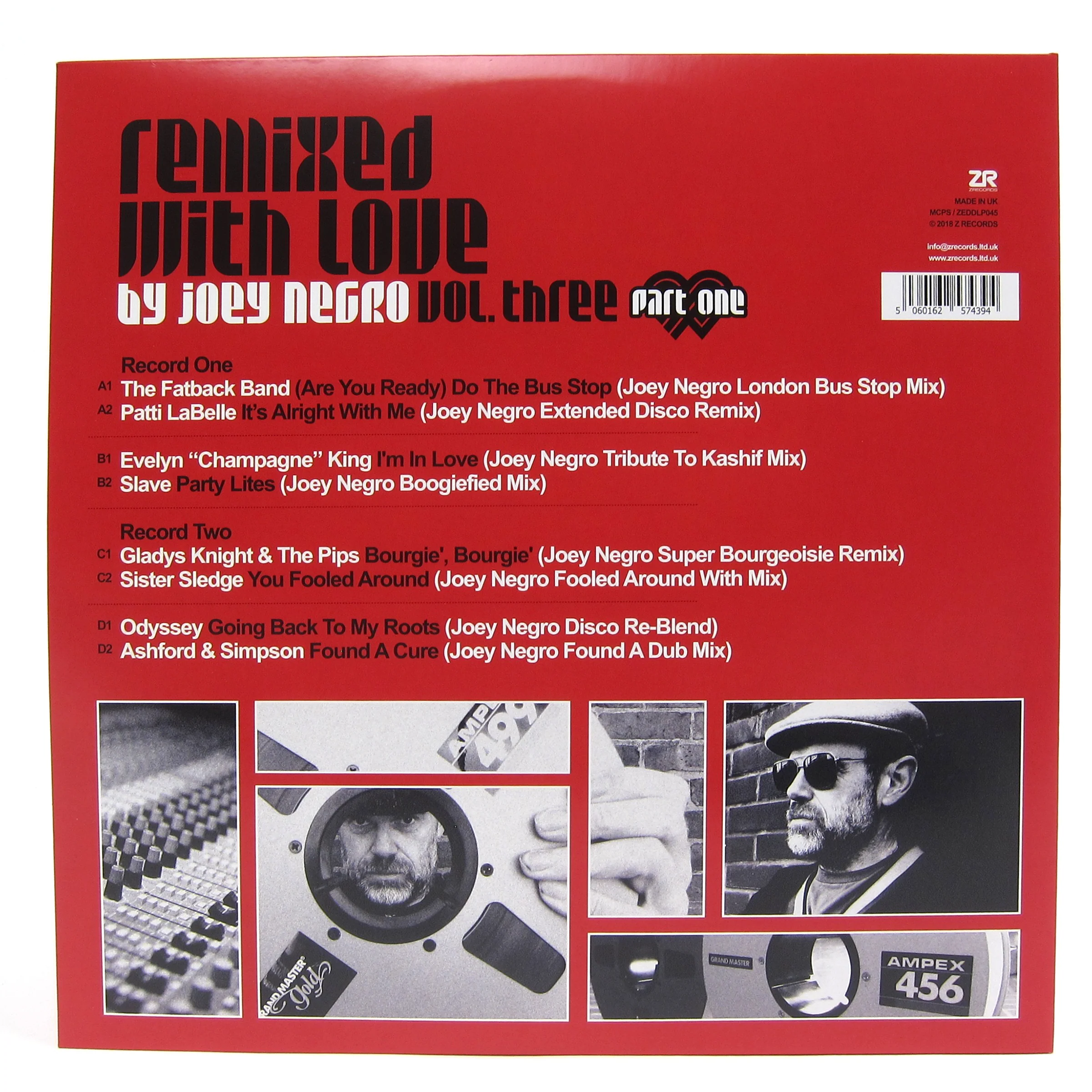 Joey Negro: Remixed With Love Vol.3 Pt.1 Vinyl 2LP - Image 3