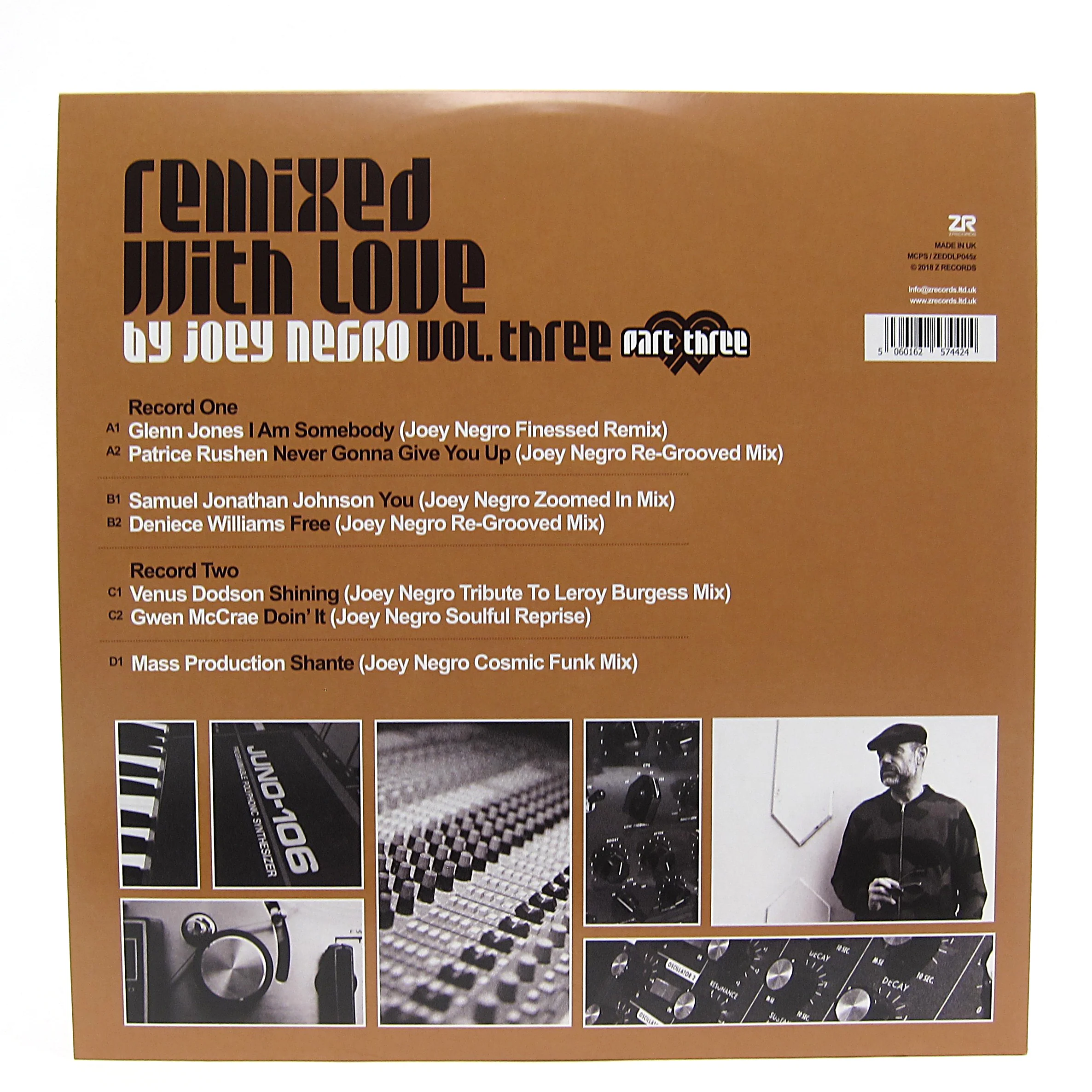 Joey Negro: Remixed With Love Vol.3 Pt.3 Vinyl 2LP - Image 3