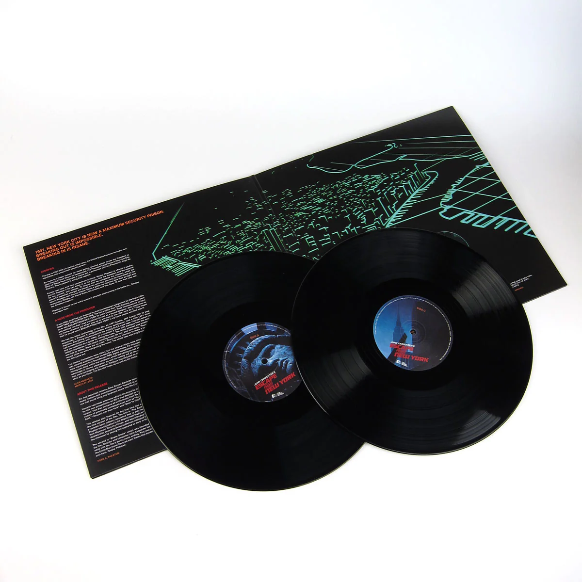 John Carpenter and Alan Howarth: Escape From New York (180g) Vinyl 2LP - Image 2