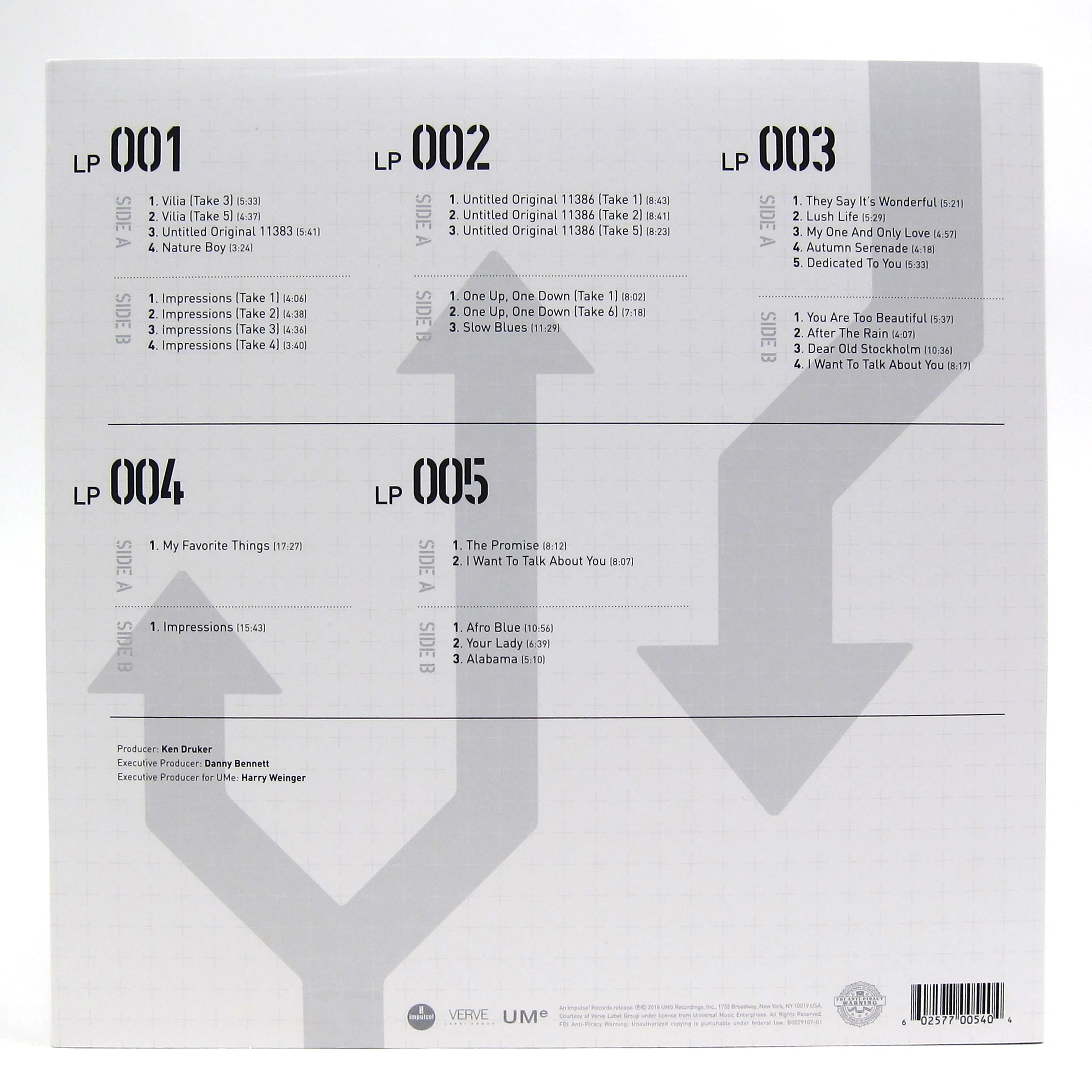 John Coltrane: 1963 - New Directions Vinyl 5LP Boxset - Image 5