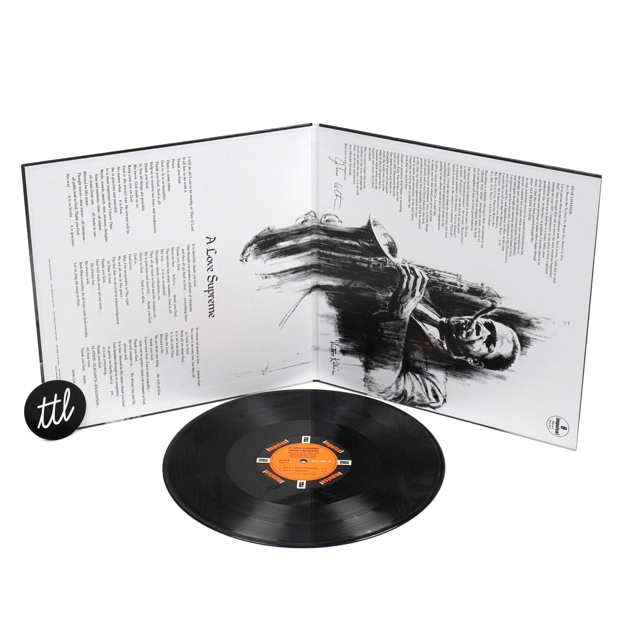 John Coltrane: A Love Supreme - Monophonic Edition (180g) Vinyl LP - Image 2