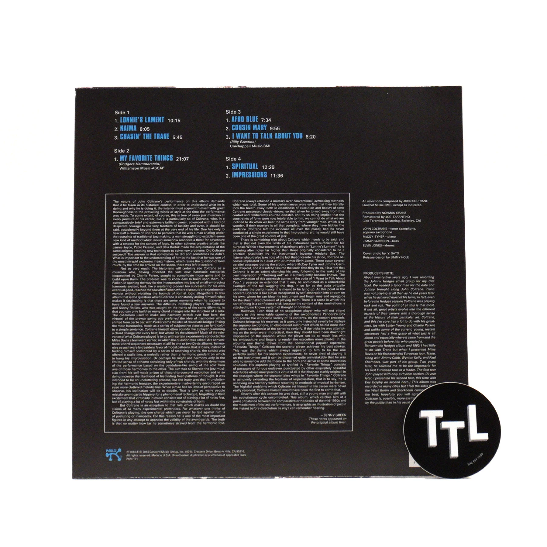 John Coltrane: Afro Blue Impressions Vinyl 2LP - Image 3
