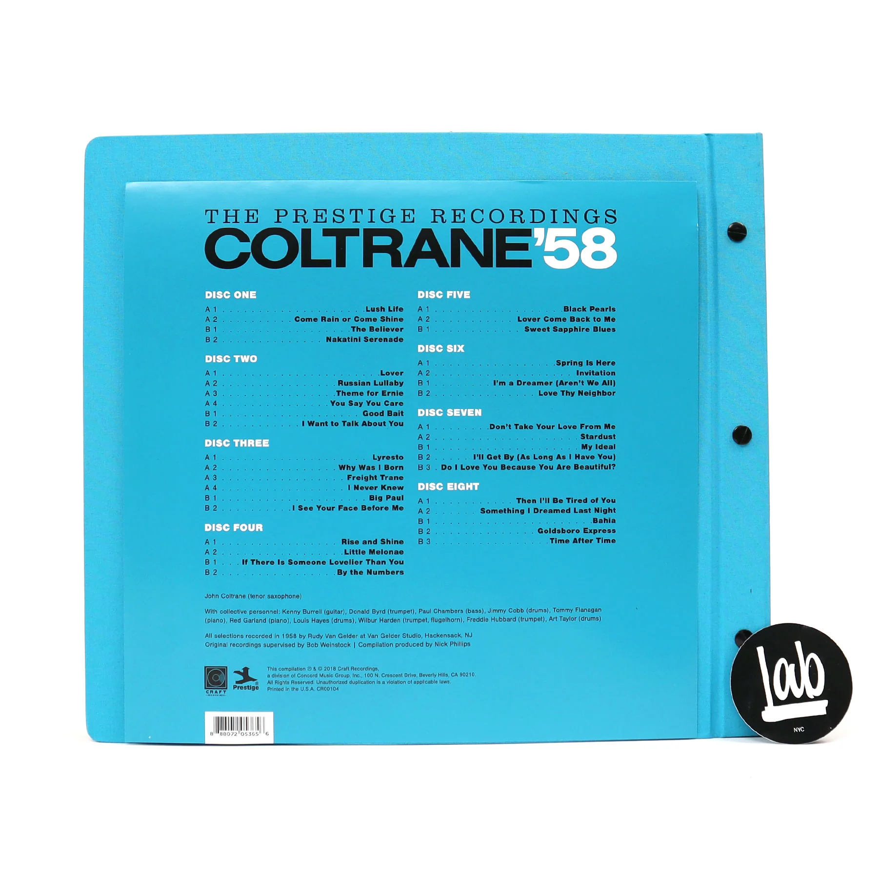 John Coltrane: Coltrane '58 - Prestige Recordings (180g) Vinyl 8LP Boxset - Image 4