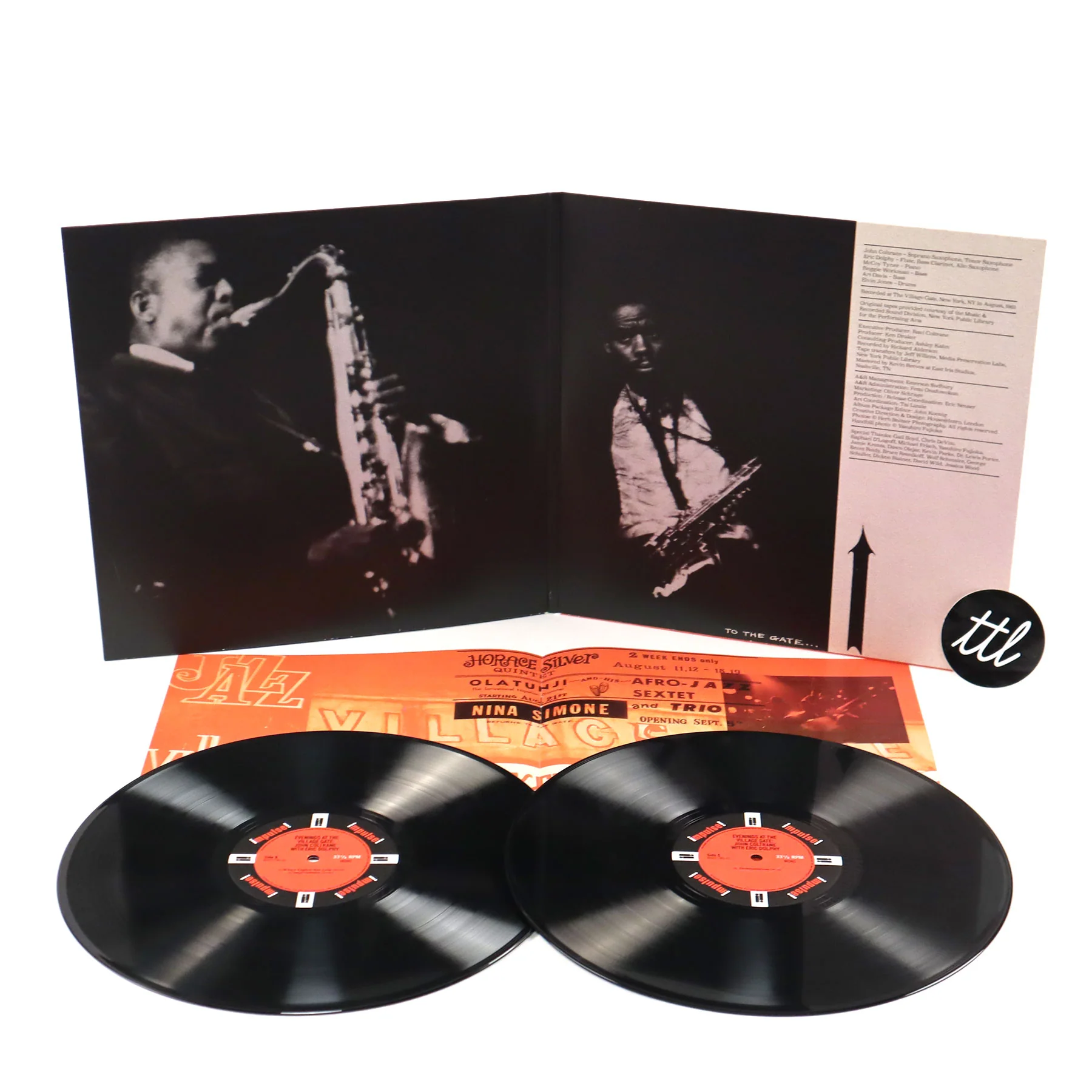 John Coltrane: Evenings At The Village Gate - With Eric Dolphy Vinyl 2LP - Image 2