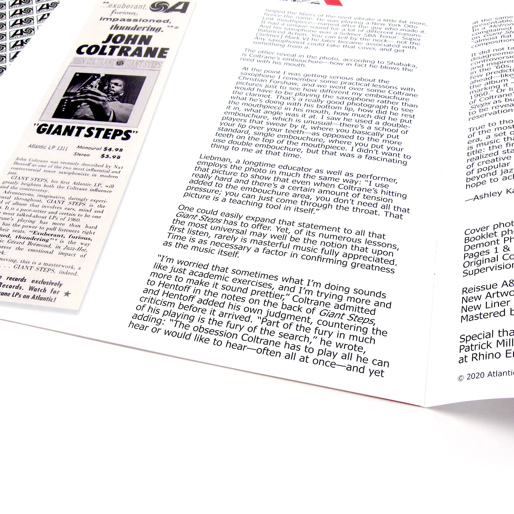 John Coltrane: Giant Steps - 60th Anniversary Edition Vinyl 2LP - Image 3