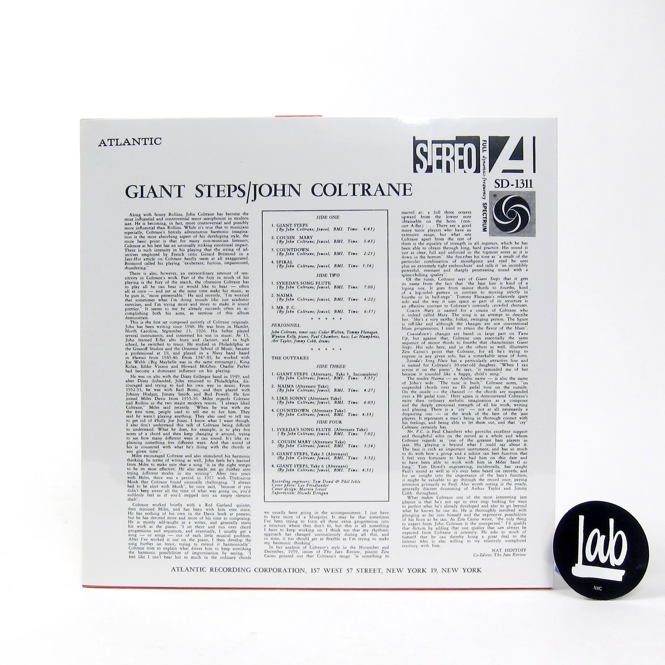 John Coltrane: Giant Steps - 60th Anniversary Edition Vinyl 2LP - Image 4