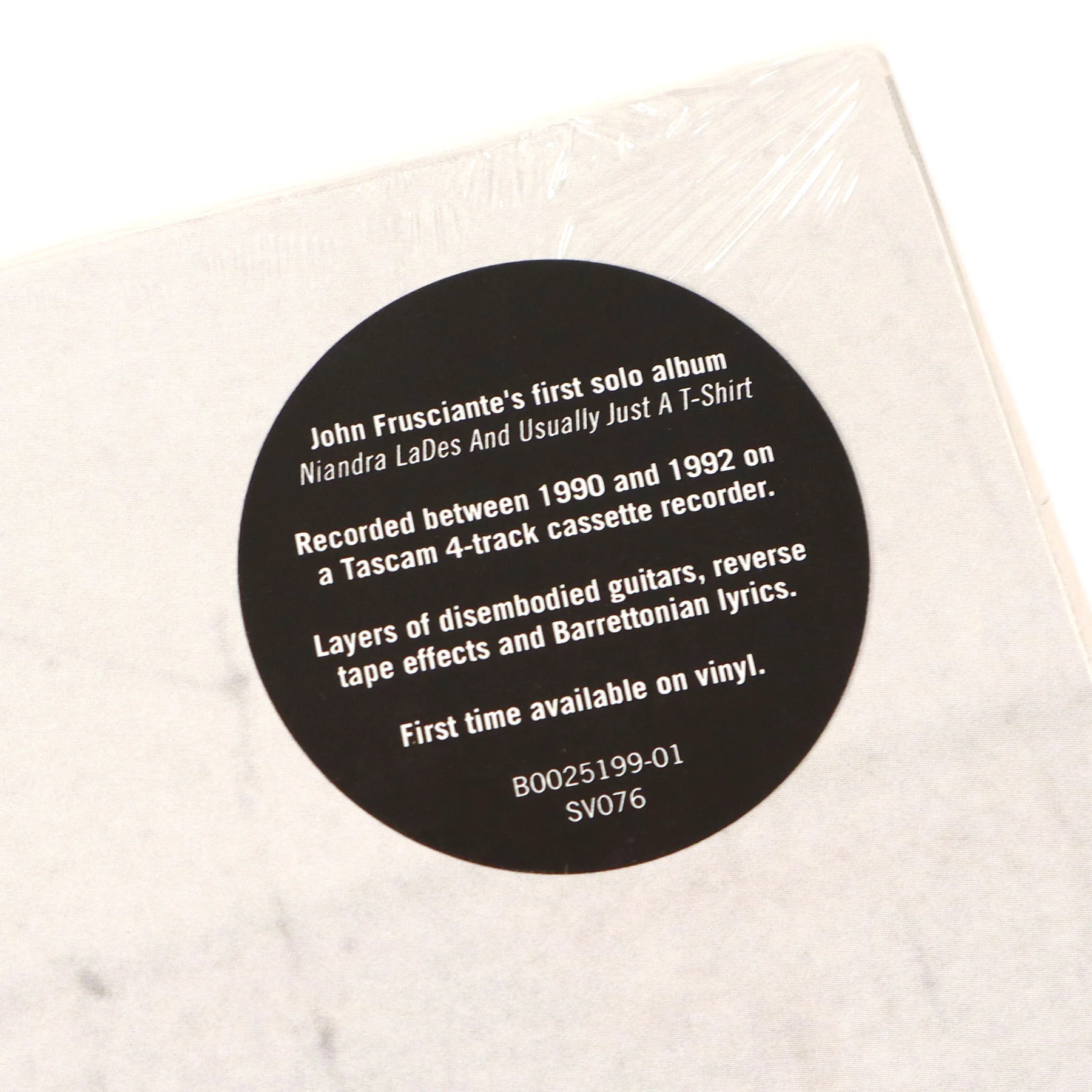 John Frusciante: Niandra LaDes And Usually Just A T-Shirt Vinyl 2LP - Image 4