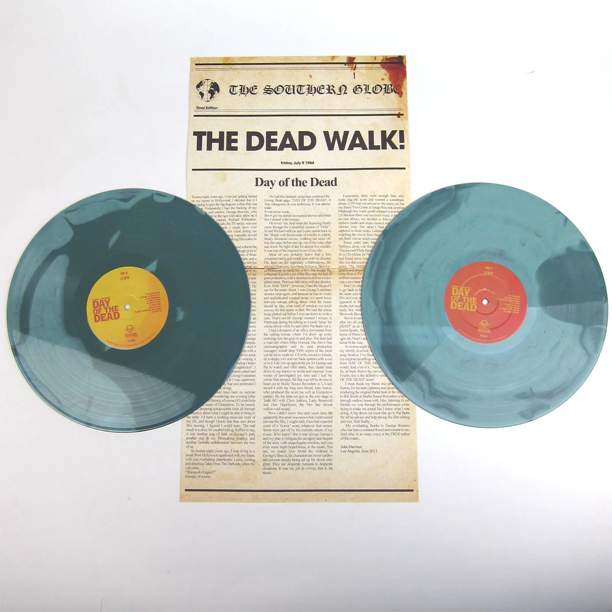 John Harrison: George A. Romero's Day Of The Dead OST (180g, Colored Vinyl) Vinyl 2LP - Image 3