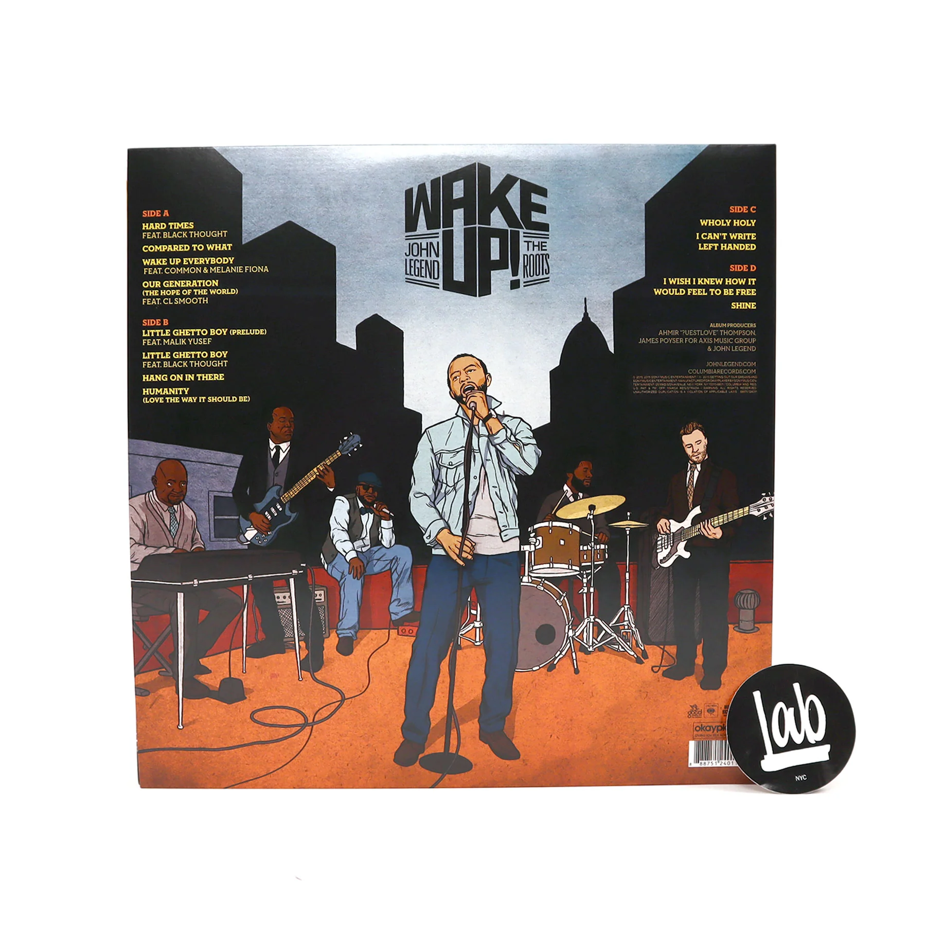 John Legend & The Roots: Wake Up! (Aqua Colored Vinyl) Vinyl 2LP - Image 3