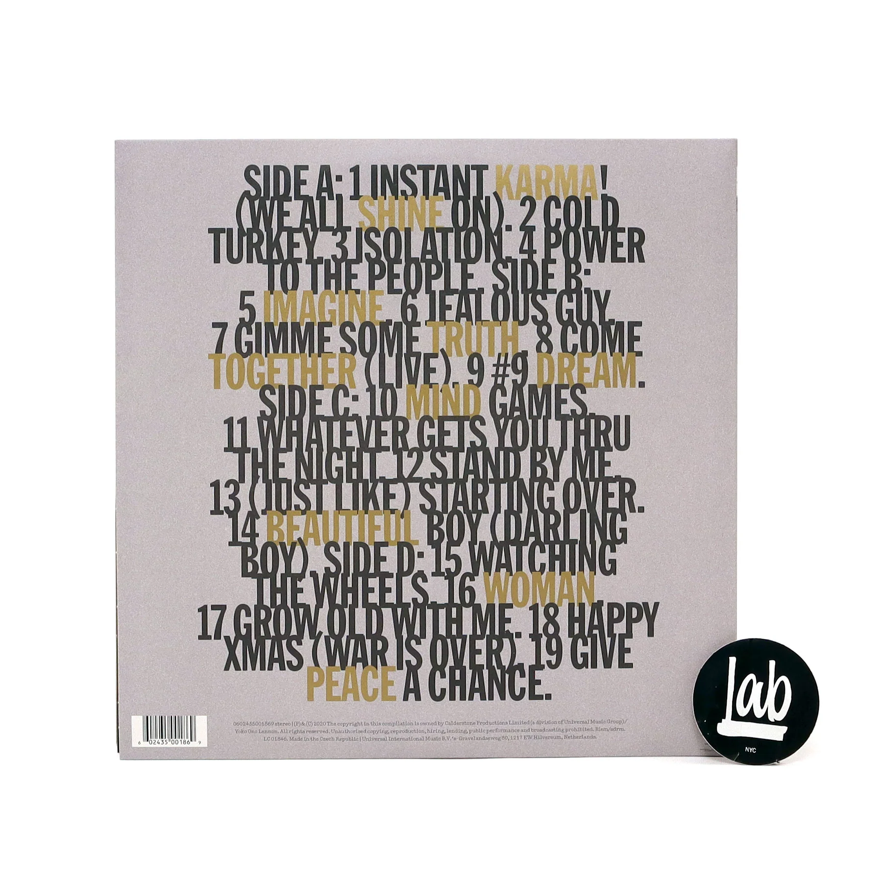 John Lennon: Gimme Some Truth (180g) Vinyl 2LP - Image 3