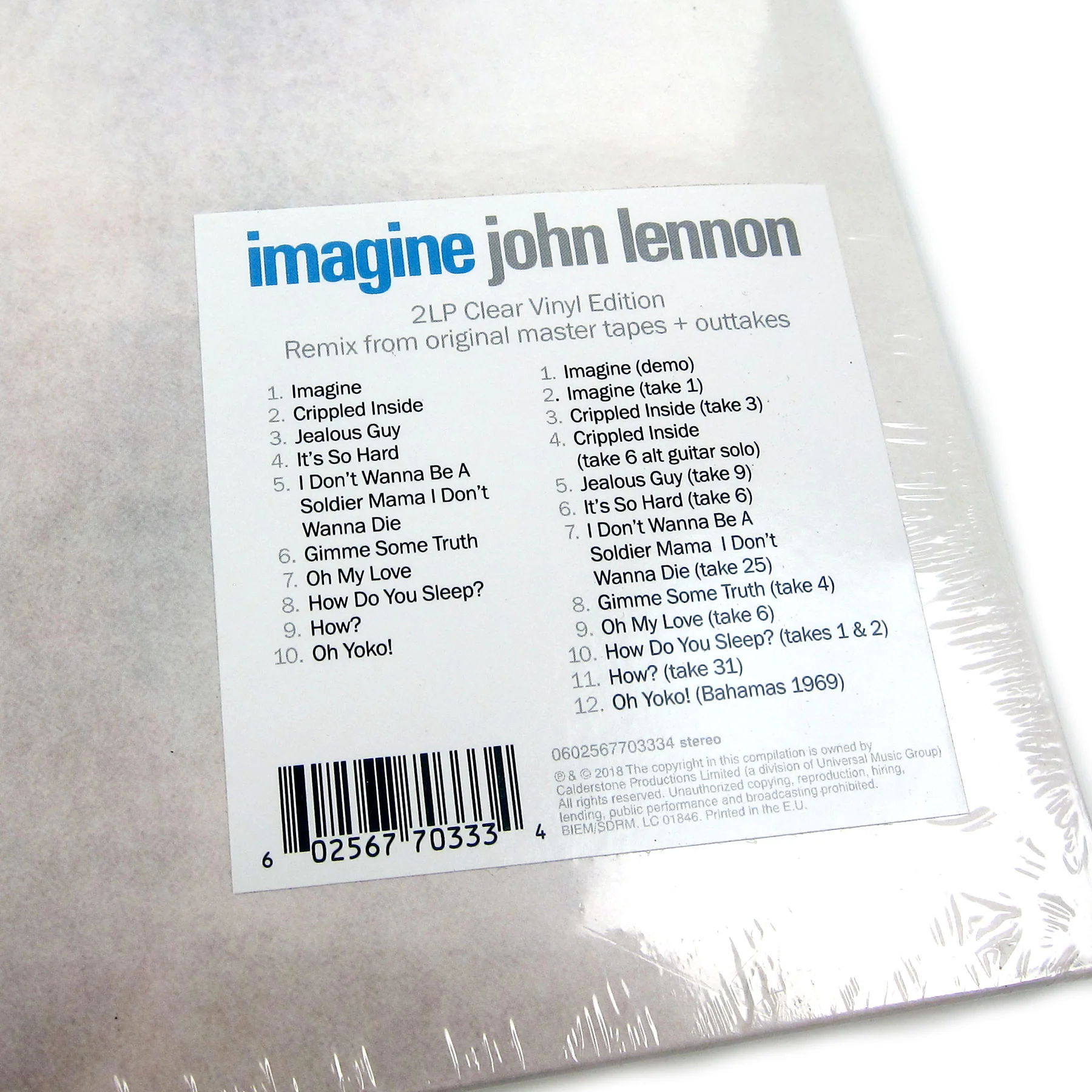 John Lennon: Imagine - The Ultimate Mixes Deluxe (Colored Vinyl) Vinyl 2LP - Image 4