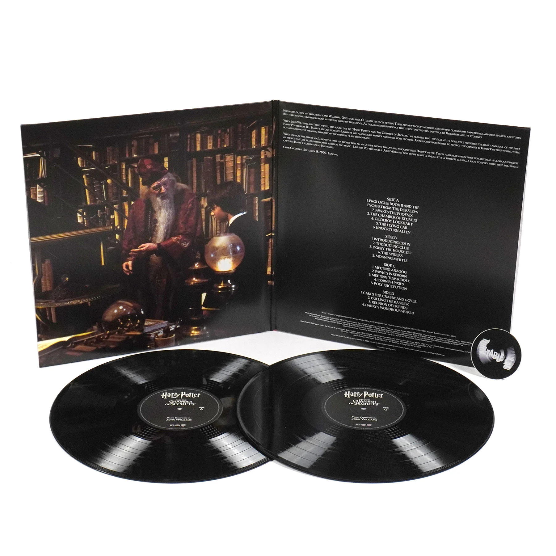 John Williams: Harry Potter And The Chamber Of Secrets Original Soundtrack Vinyl 2LP - Image 2