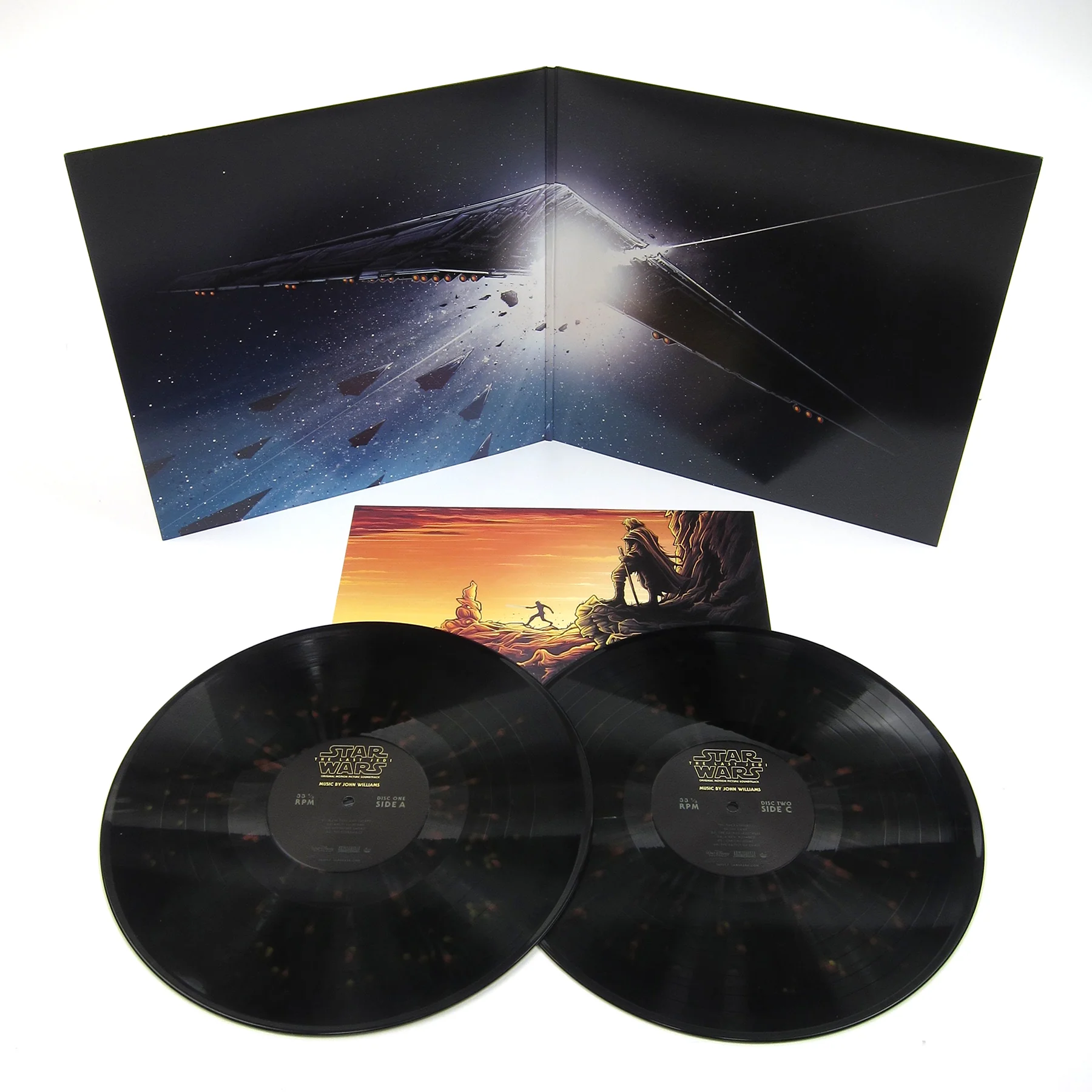 John Williams: Star Wars - The Last Jedi Soundtrack - Luke & Rey Variant (180g, Colored Vinyl) Vinyl 2LP - Image 2
