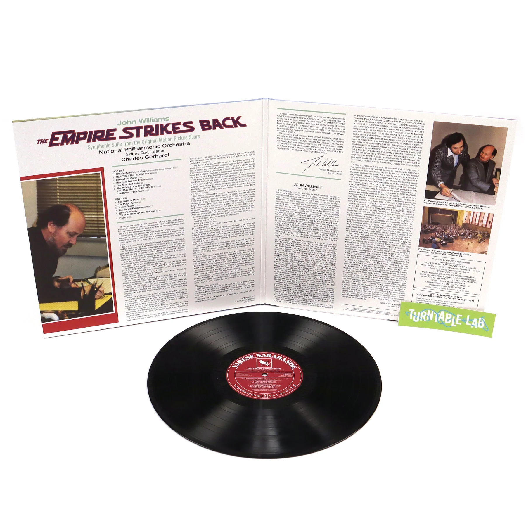 John Williams: The Empire Strikes Back - Symphonic Suite (180g) Vinyl LP - Image 2