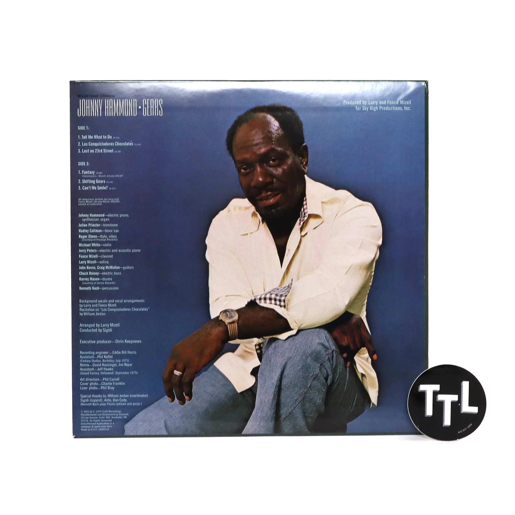 Johnny Hammond: Gears (180g, Jazz Dispensary Top Shelf) Vinyl LP - Image 2
