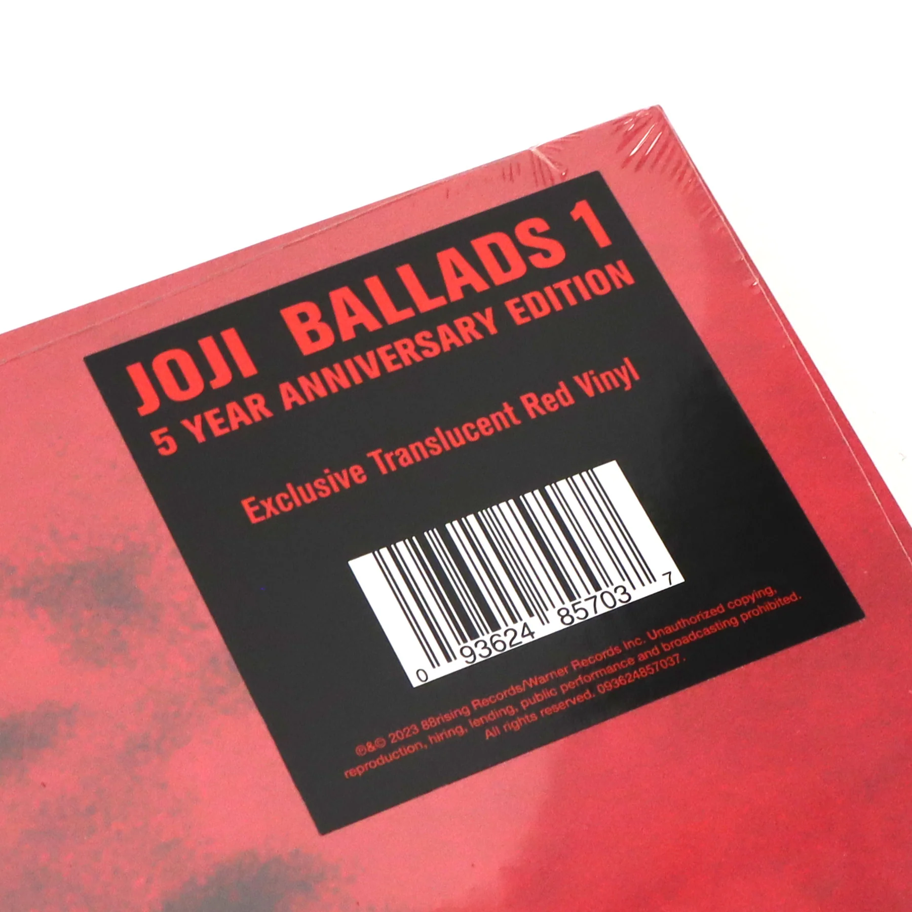 Joji: Ballads 1 - 5th Anniversary Edition (Indie Exclusive Colored Vinyl) Vinyl LP - Image 4