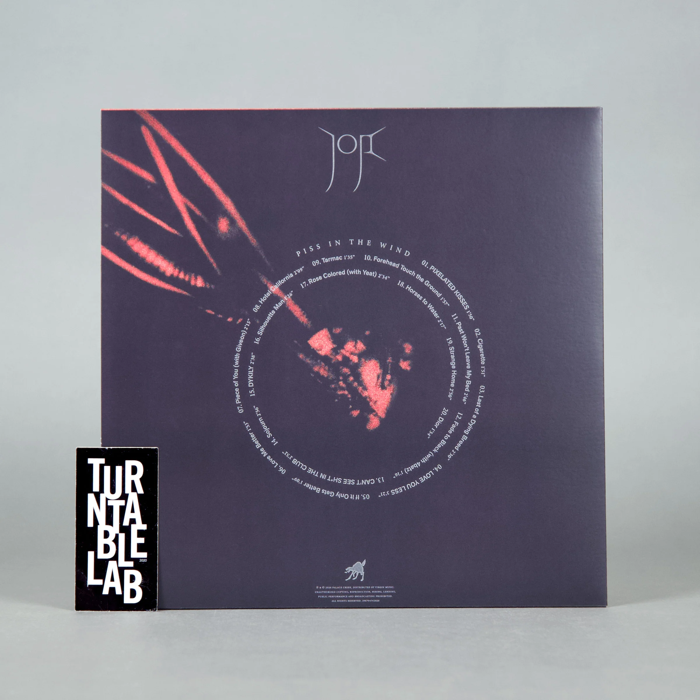 Joji: Piss In The Wind (Lava Flow Colored Vinyl) Vinyl LP - Turntable Lab Exclusive - Image 5