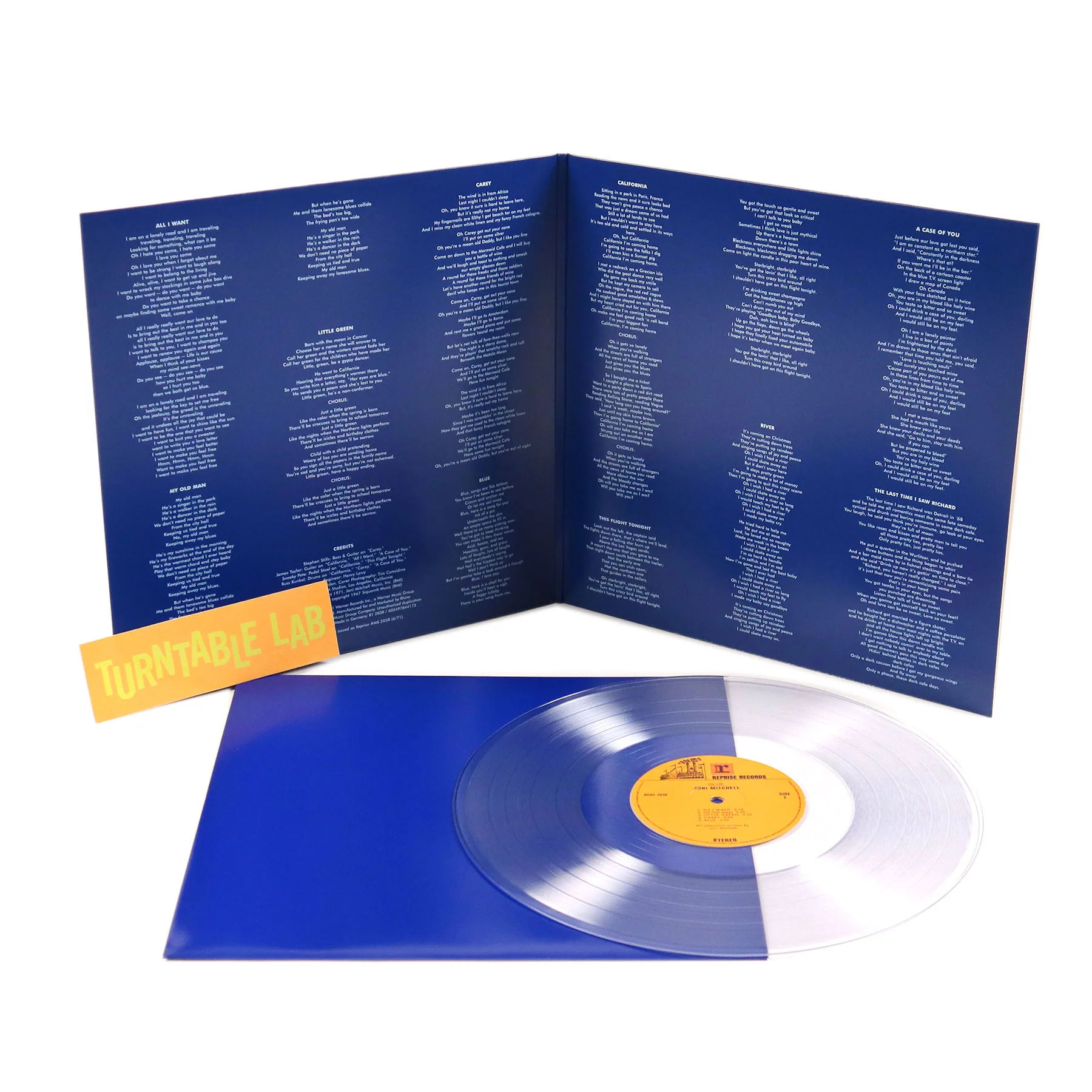 Joni Mitchell: Blue (Indie Exclusive Colored Vinyl) Vinyl LP - Image 2