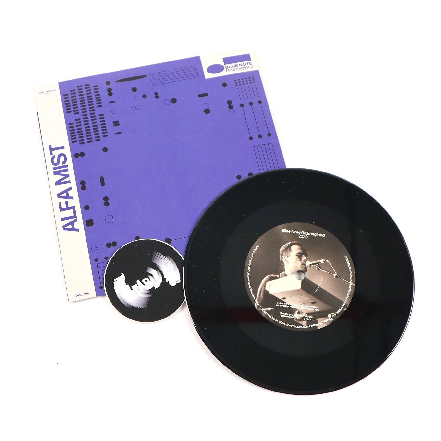 Jordan Rakei & Alfa Mist: Blue Note Reimagined - Wind Parade / Galaxy Vinyl 7" - Image 2