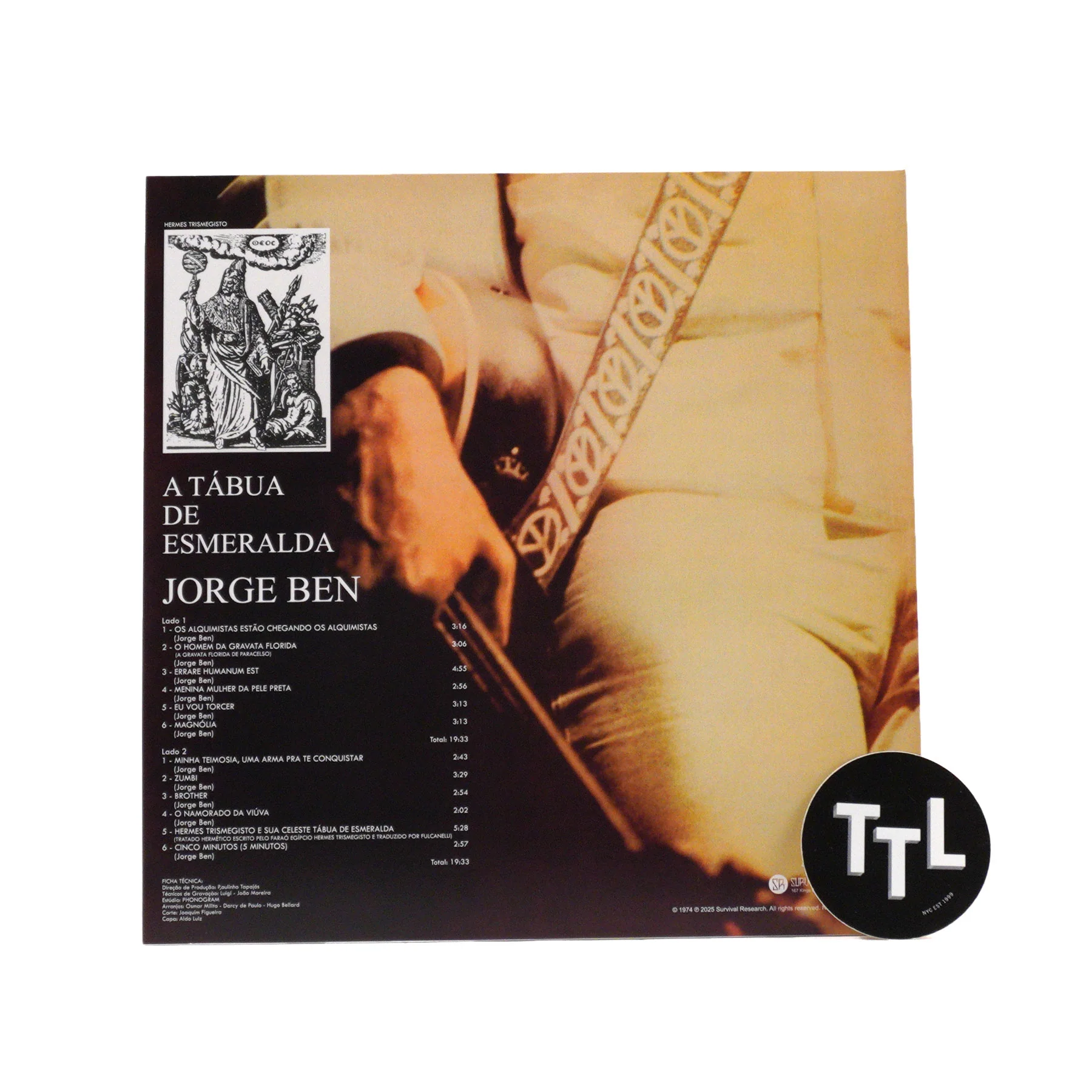 Jorge Ben: A Tabua De Esmeralda Vinyl LP - Image 2