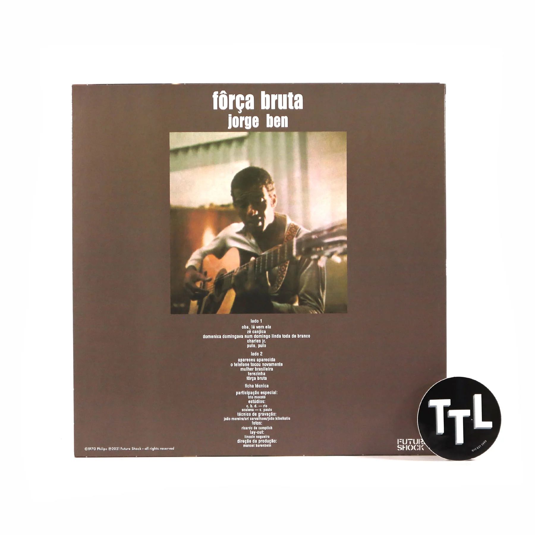 Jorge Ben: Forca Bruta (Colored Vinyl) Vinyl LP - Image 3