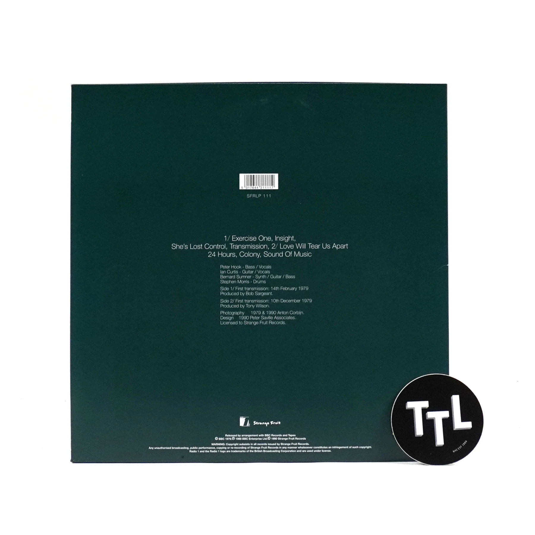 Joy Division: Peel Sessions Vinyl LP - Image 2