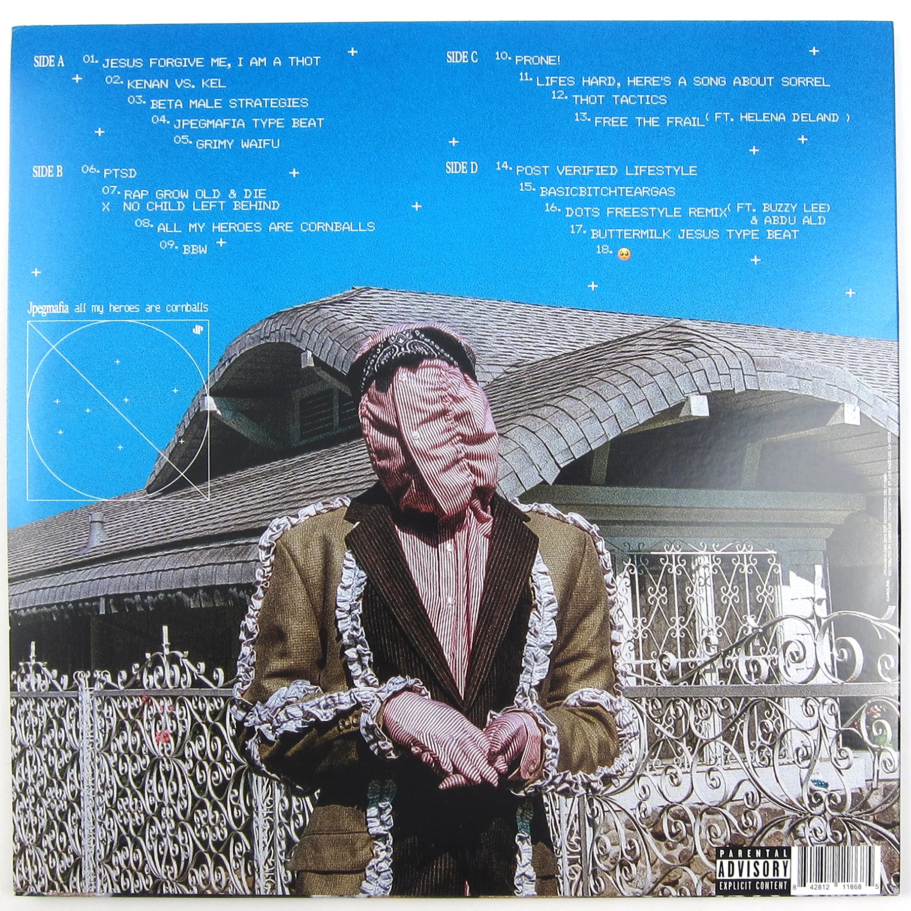 JPEGMAFIA: All My Heroes Are Cornballs Vinyl 2LP - Image 3