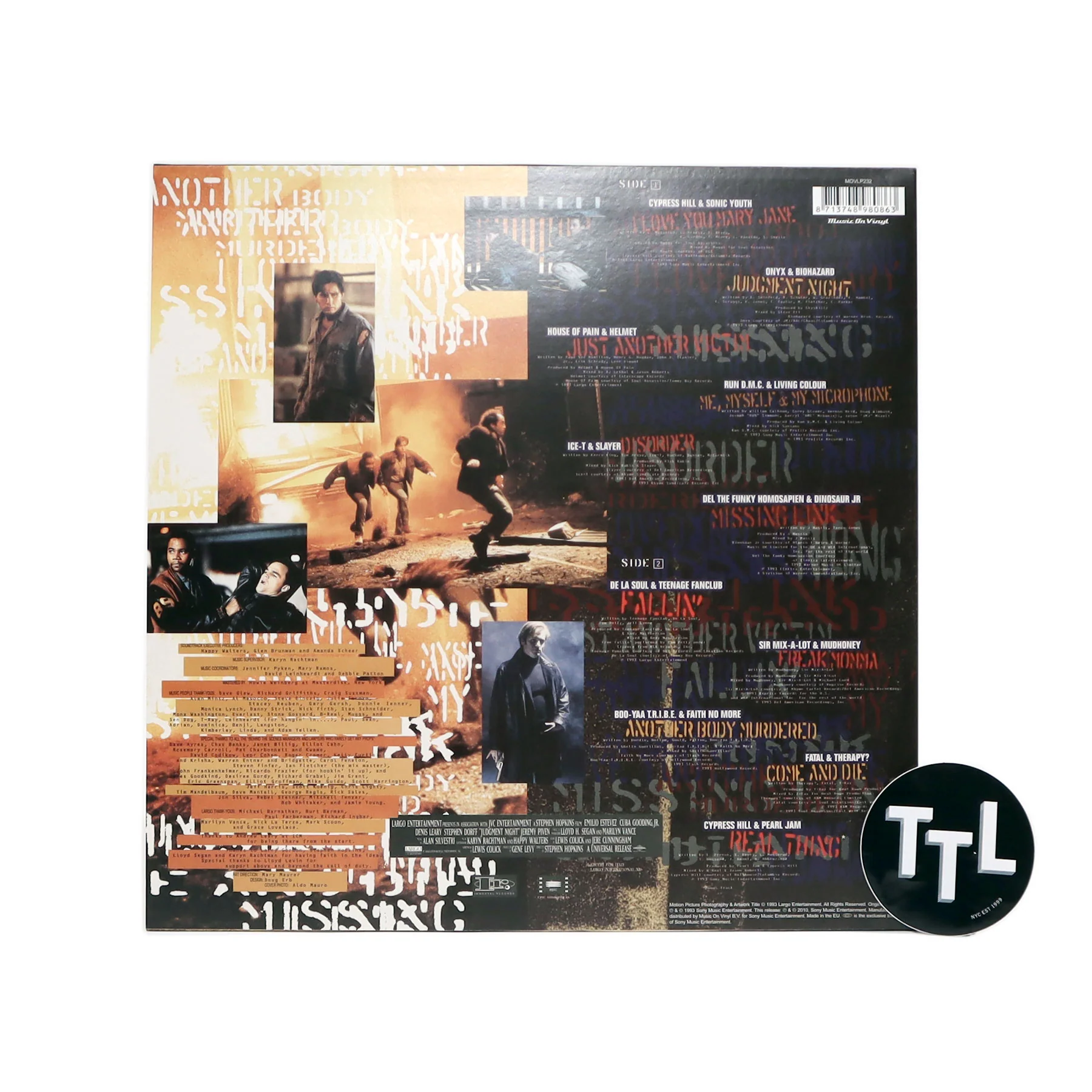 Judgment Night: Soundtrack (Music On Vinyl 180g) Vinyl LP - Image 2