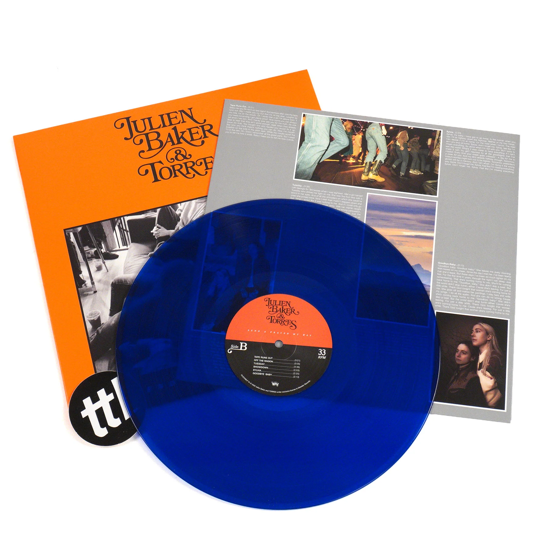 Julien Baker & Torres: Send A Prayer My Way (Indie Exclusive Colored Vinyl) Vinyl LP - Image 2