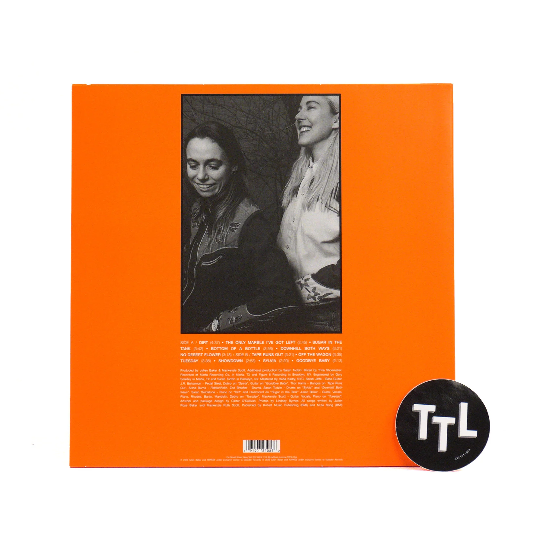 Julien Baker & Torres: Send A Prayer My Way (Indie Exclusive Colored Vinyl) Vinyl LP - Image 4
