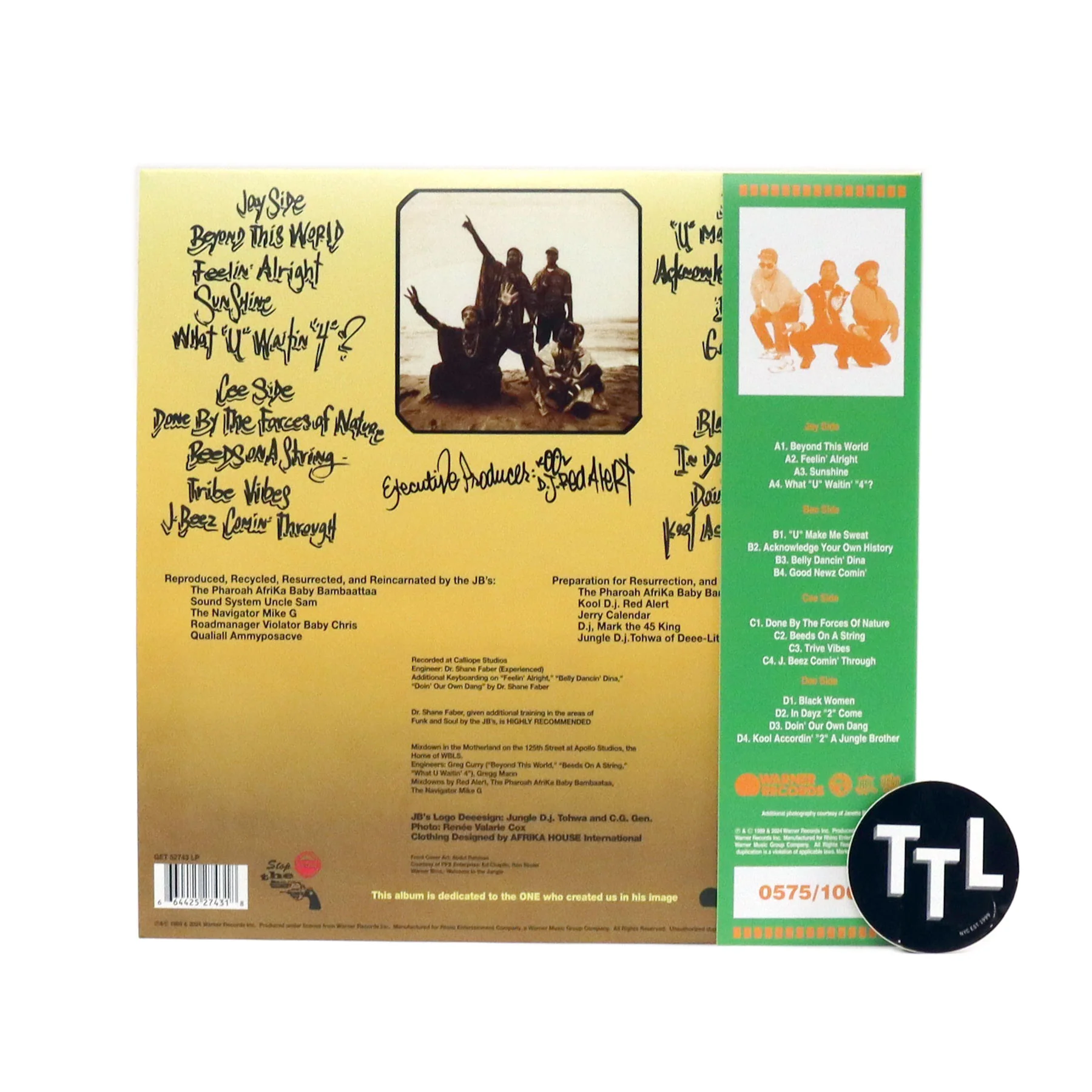 Jungle Brothers: Done By The Forces Of Nature (Colored Vinyl) Vinyl 2LP - Image 3