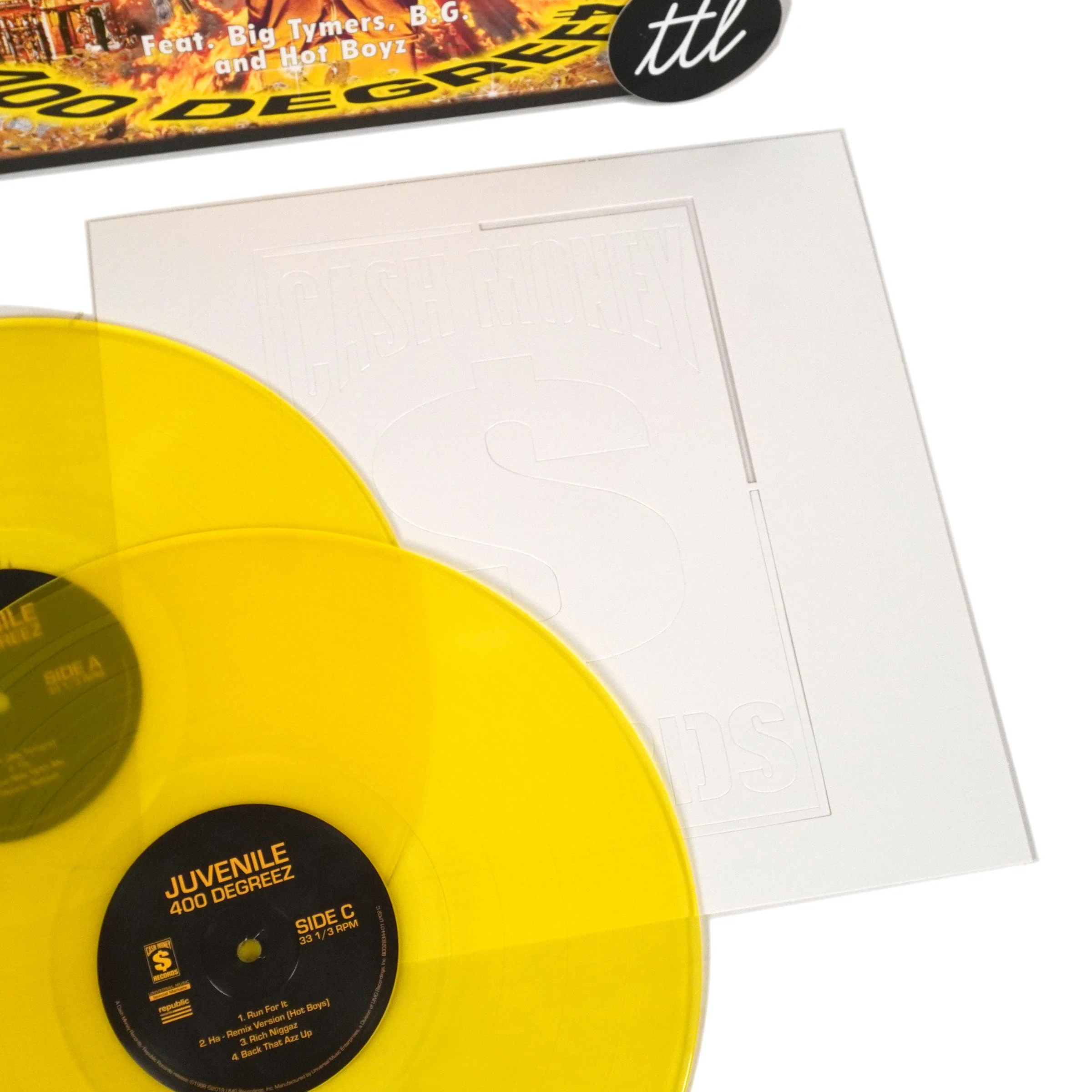 Juvenile: 400 Degreez (Yellow Colored Vinyl) Vinyl 2LP - Image 2