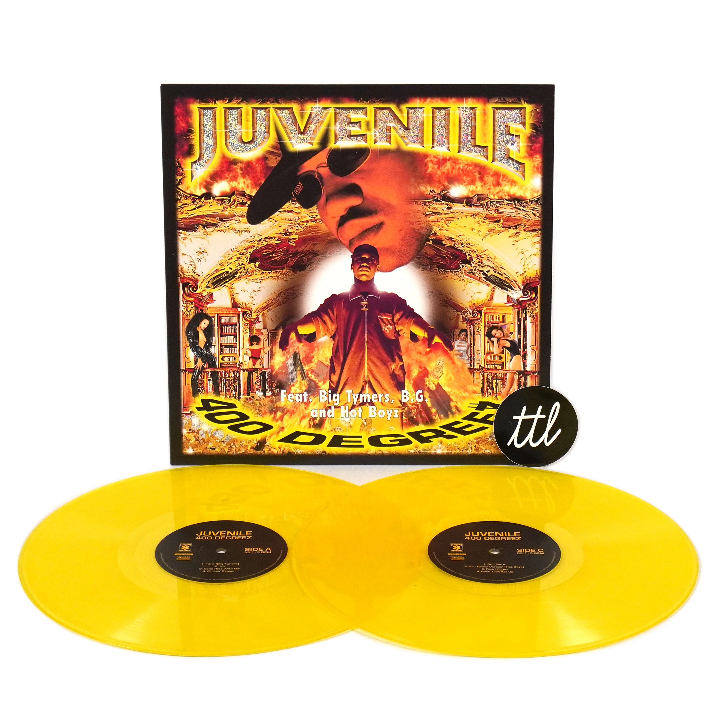 Juvenile: 400 Degreez (Yellow Colored Vinyl) Vinyl 2LP - Image 3