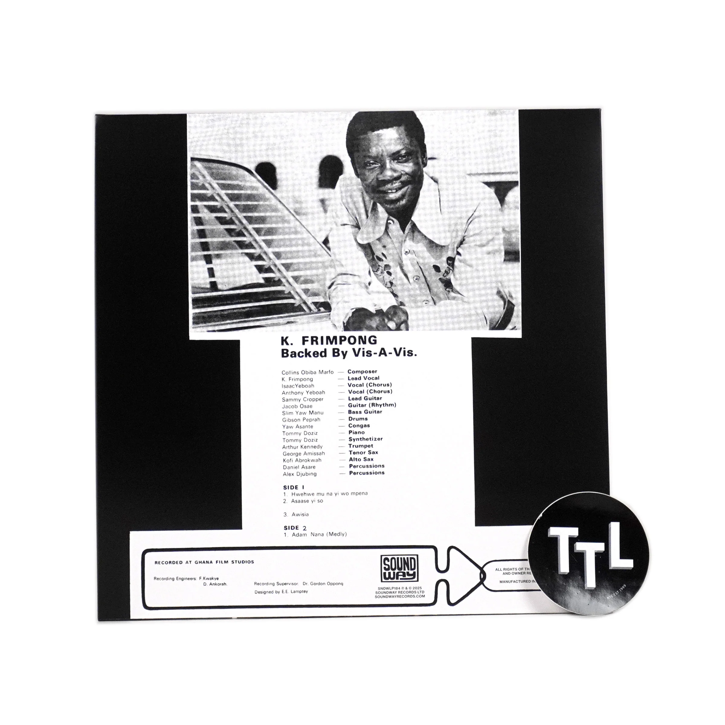 K. Frimpong & His Cubano Fiestas: The Black Album Vinyl LP - Image 2