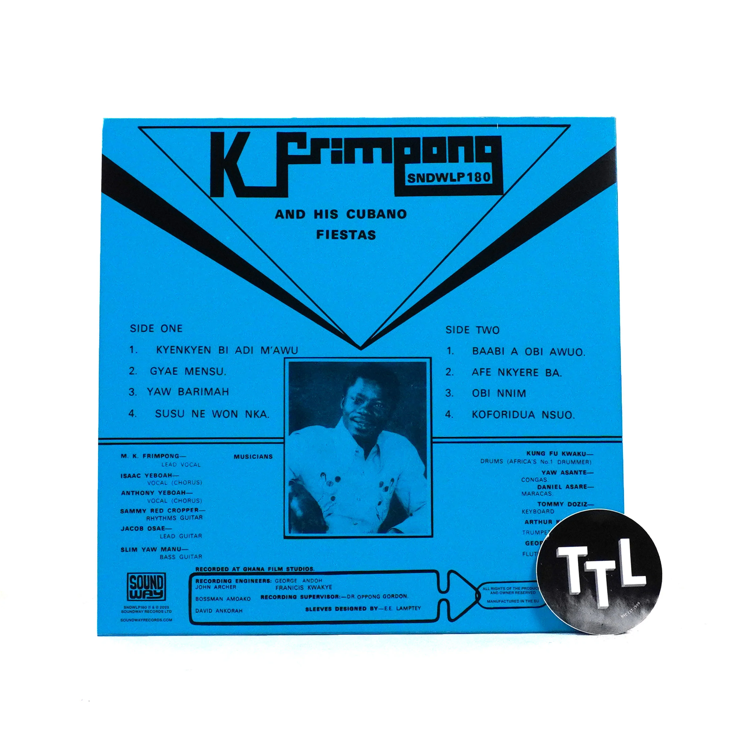 K. Frimpong & His Cubano Fiestas: The Blue Album Vinyl LP - Image 2