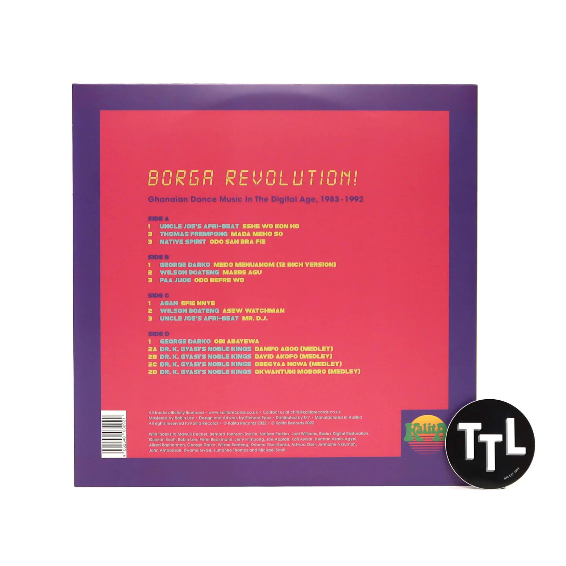 Kalita Records: Borga Revolution! - Ghanaian Music In The Digital Age 1983-92 Vinyl 2LP - Image 3