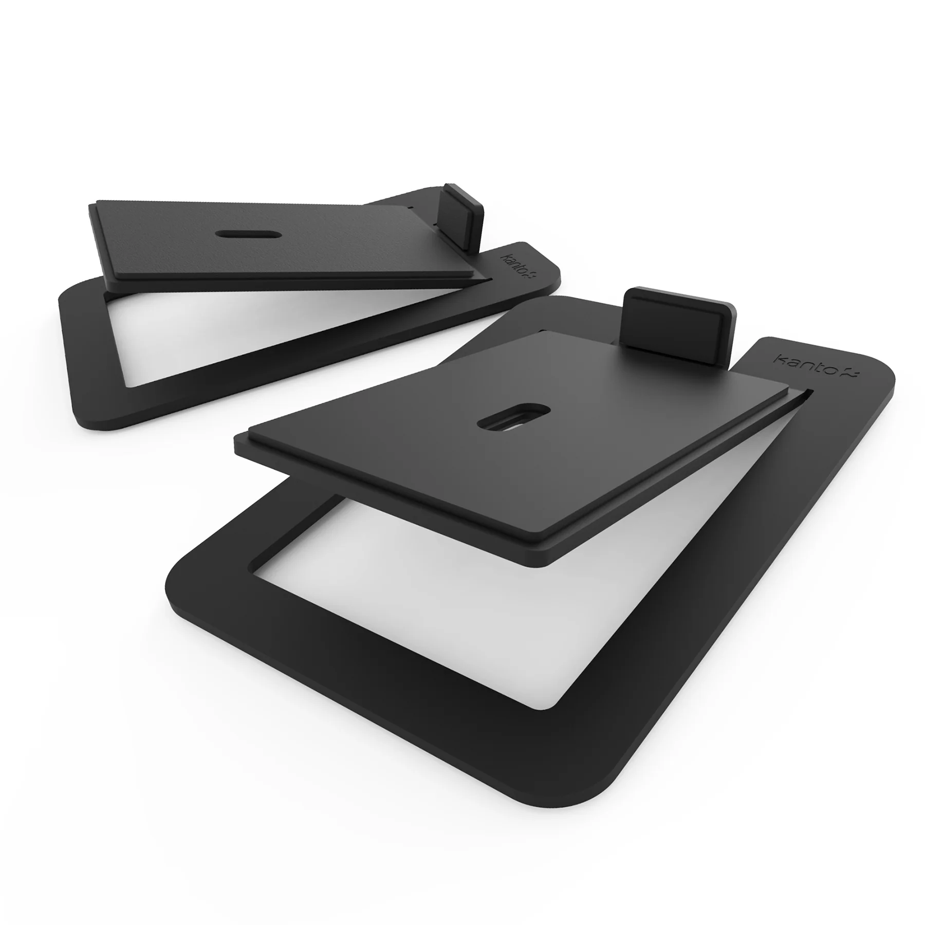 Kanto: S6 Desktop Speaker Stands for YU6 / TUK (Black / Pair) - Image 2