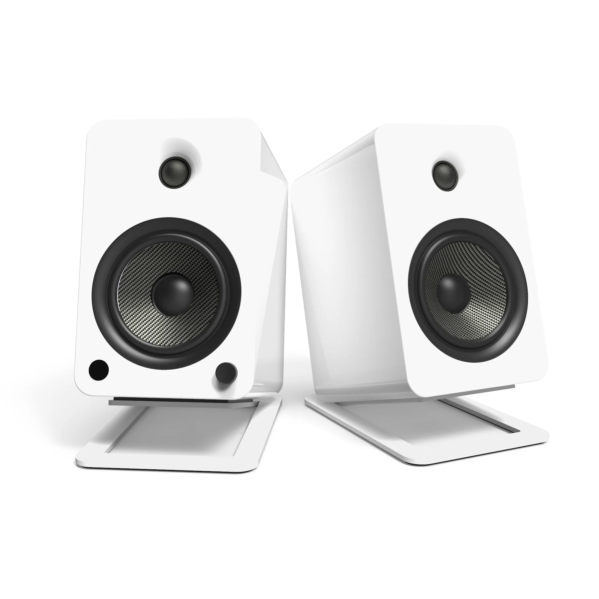 Kanto: S6 Desktop Speaker Stands for YU6 / TUK (White / Pair) - Image 3