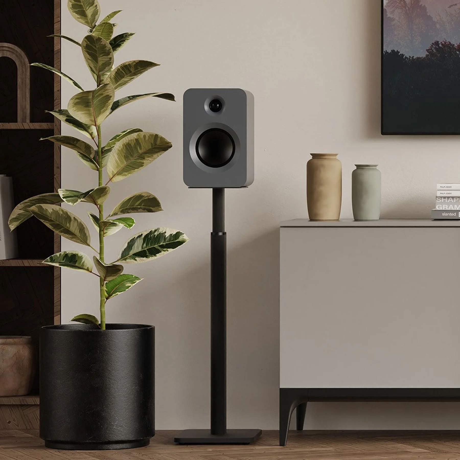 Kanto: SPH Height Adjustable Bookshelf Speaker Stands - Pair - Image 2
