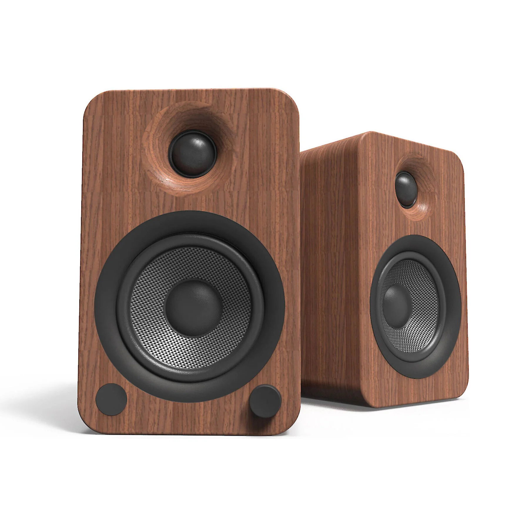 Kanto: YU4 Powered Bookshelf Speakers - Walnut (YU4WALNUT) - Image 4