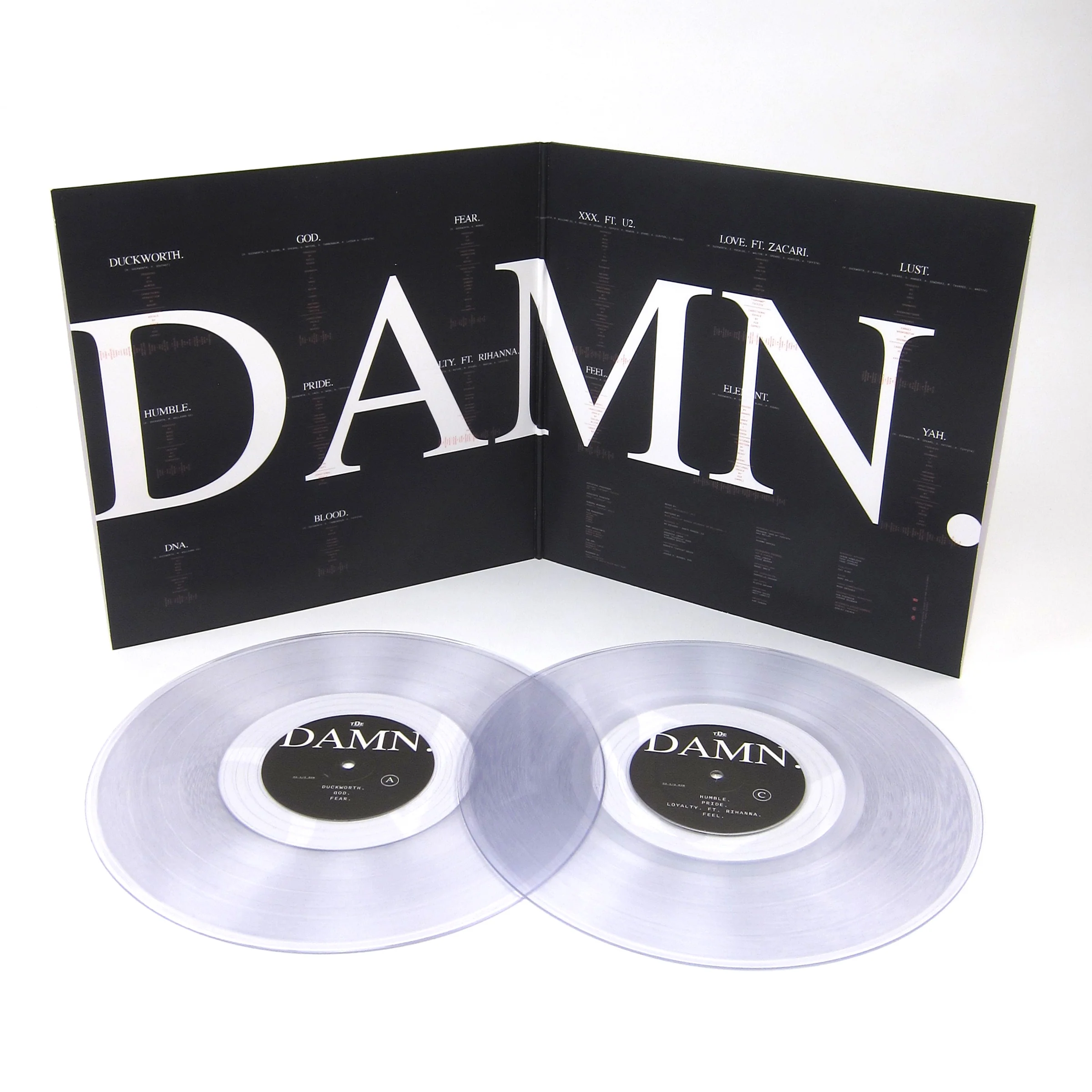 Kendrick Lamar: DAMN - Collector's Edition (Clear Colored Vinyl) Vinyl 2LP - Image 2