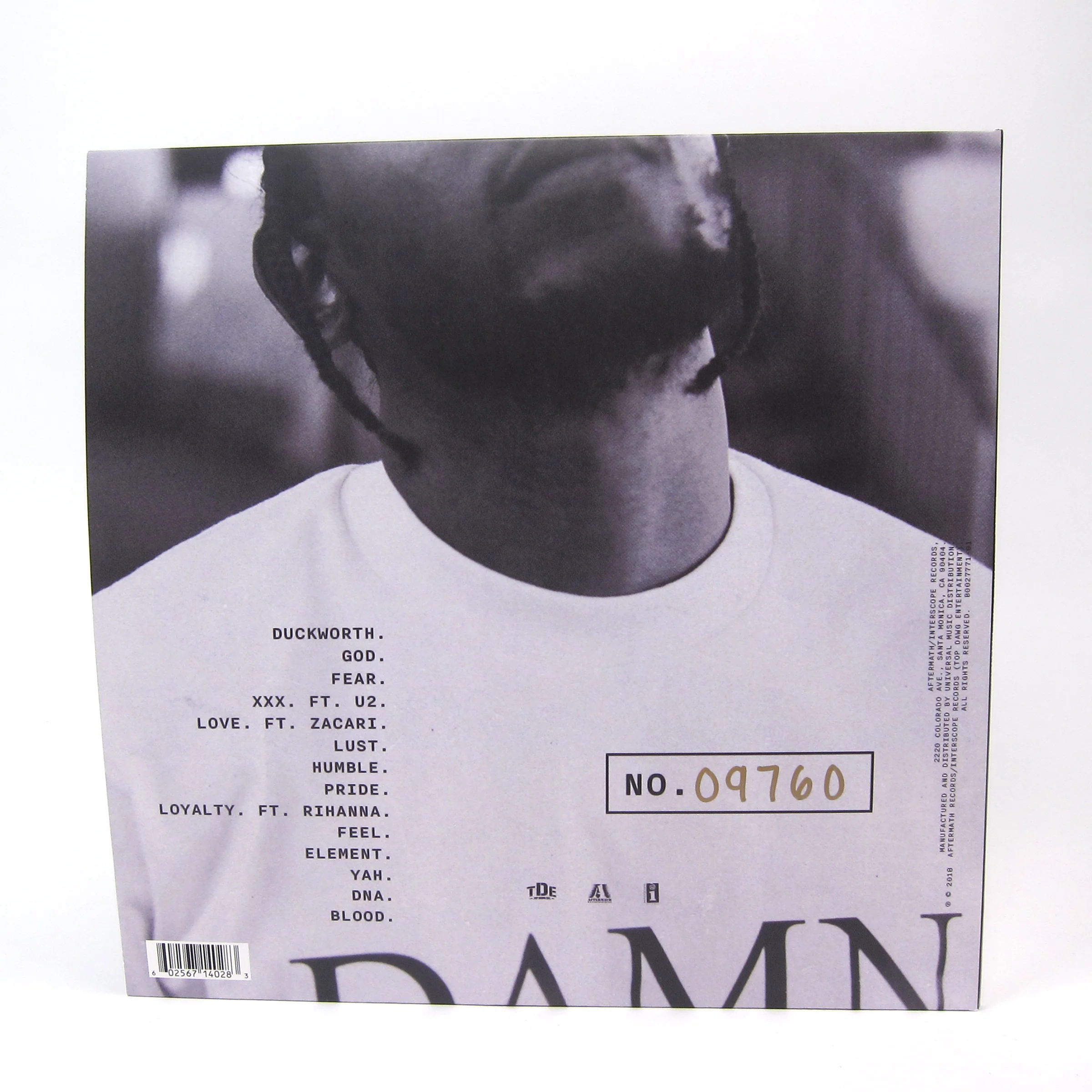 Kendrick Lamar: DAMN - Collector's Edition (Clear Colored Vinyl) Vinyl 2LP - Image 3