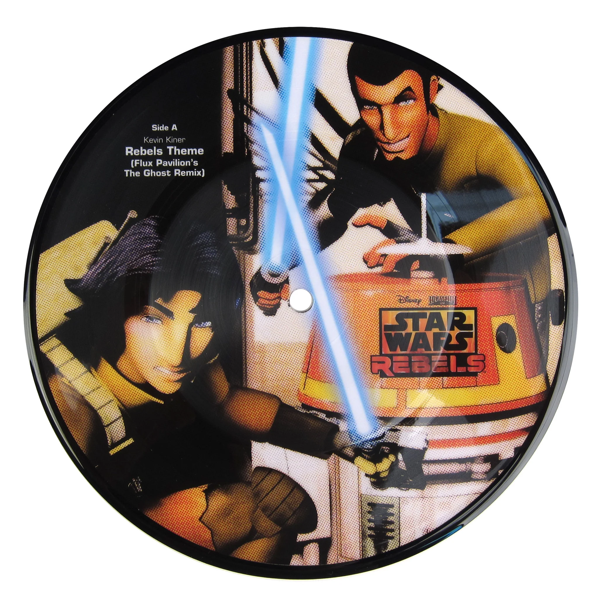 Kevin Kiner: Star Wars Rebel's Theme (Flux Pavillion Remix) Pic Disc Vinyl 7" - Image 2