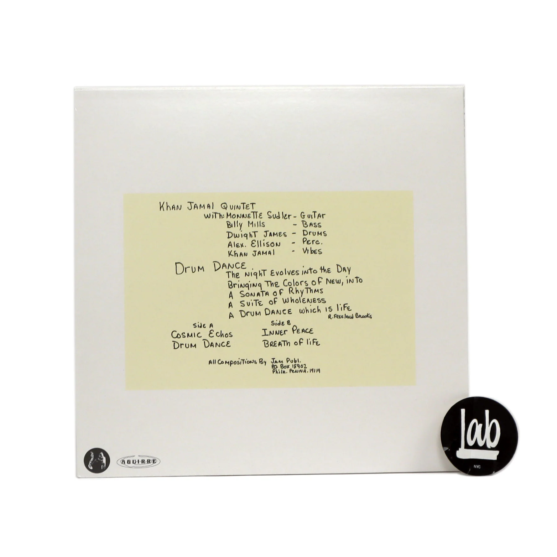 Khan Jamal Creative Art Ensemble: Drum Dance To The Motherland Vinyl LP - Image 3